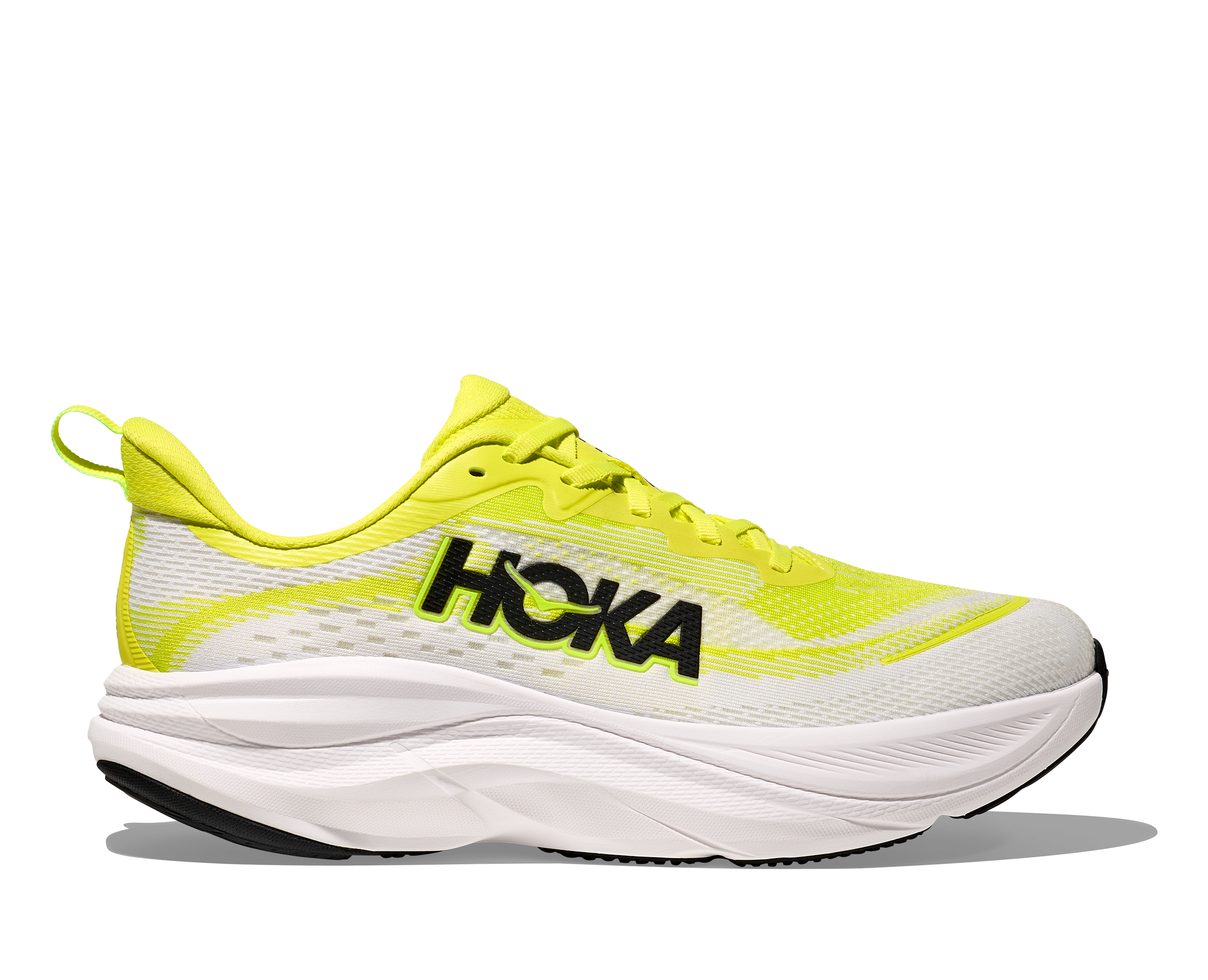HOKA Men's Skyflow - NEON HOKA CITRUS / NEON WHITE