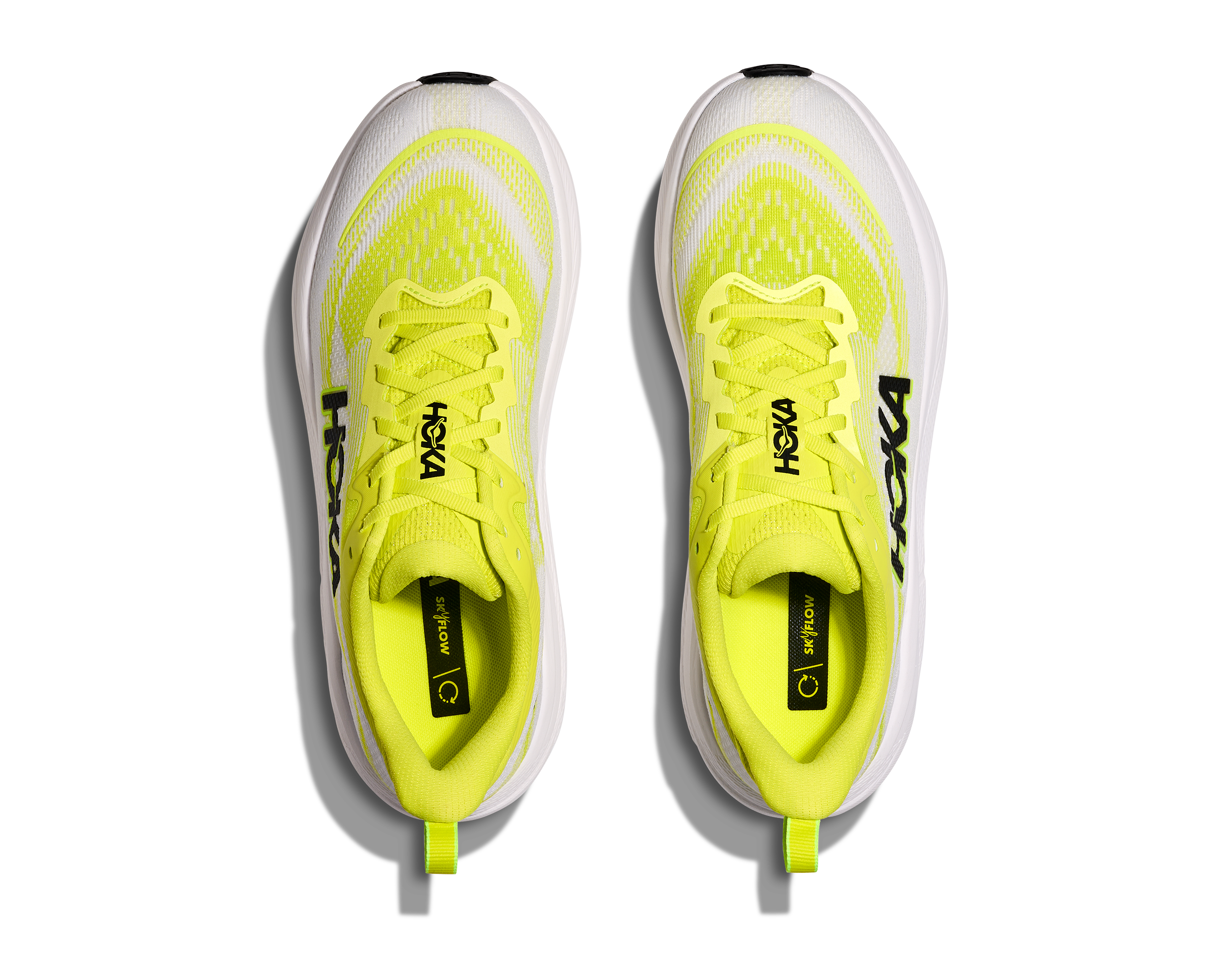 HOKA Men's Skyflow - NEON HOKA CITRUS / NEON WHITE