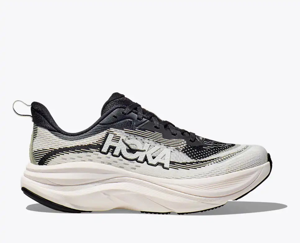 HOKA Women's Skyflow - BLACK / WHITE (Wide)