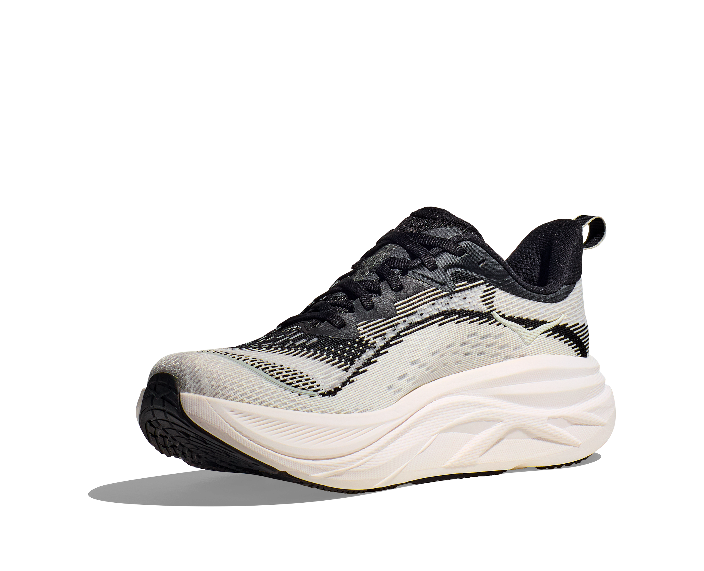 HOKA Women's Skyflow - BLACK / WHITE