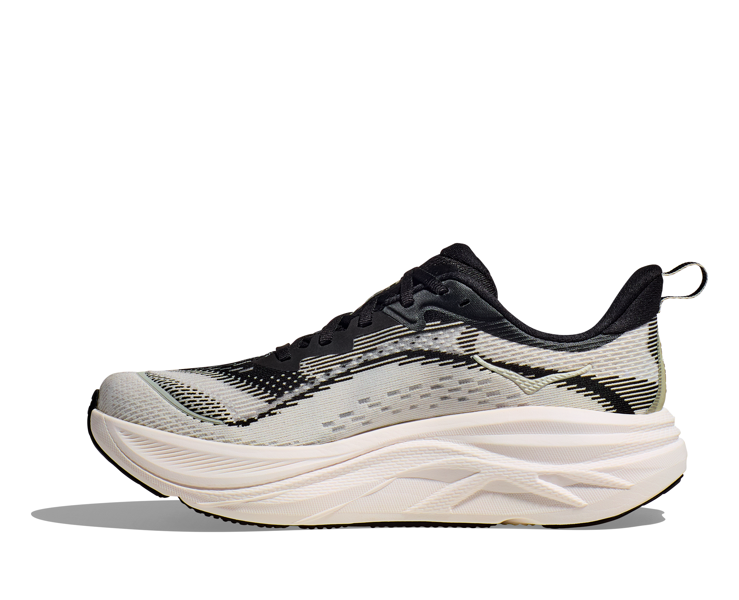 HOKA Women's Skyflow - BLACK / WHITE