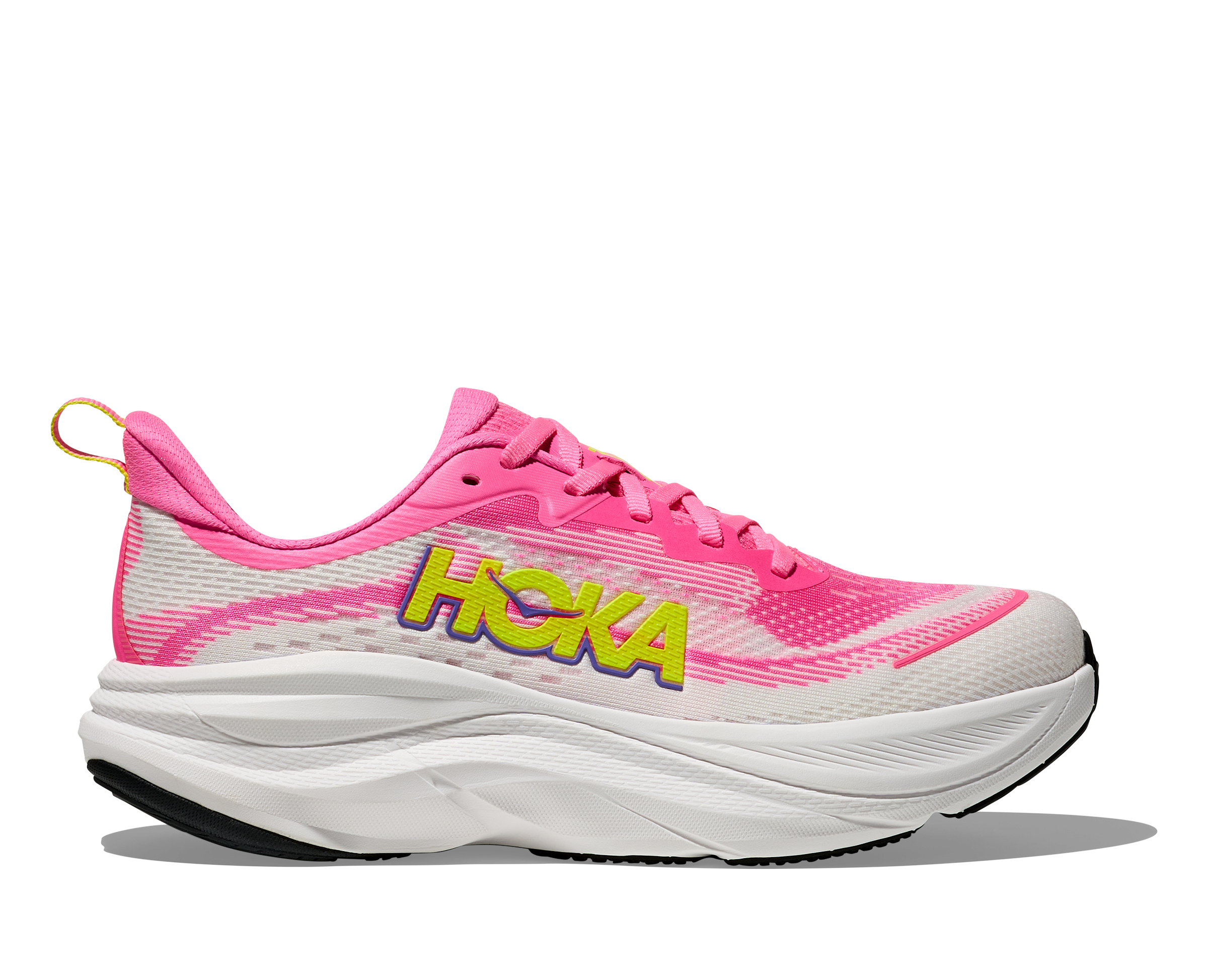 HOKA Women's Skyflow - NEON ROSE / NEON HOKA CITRUS
