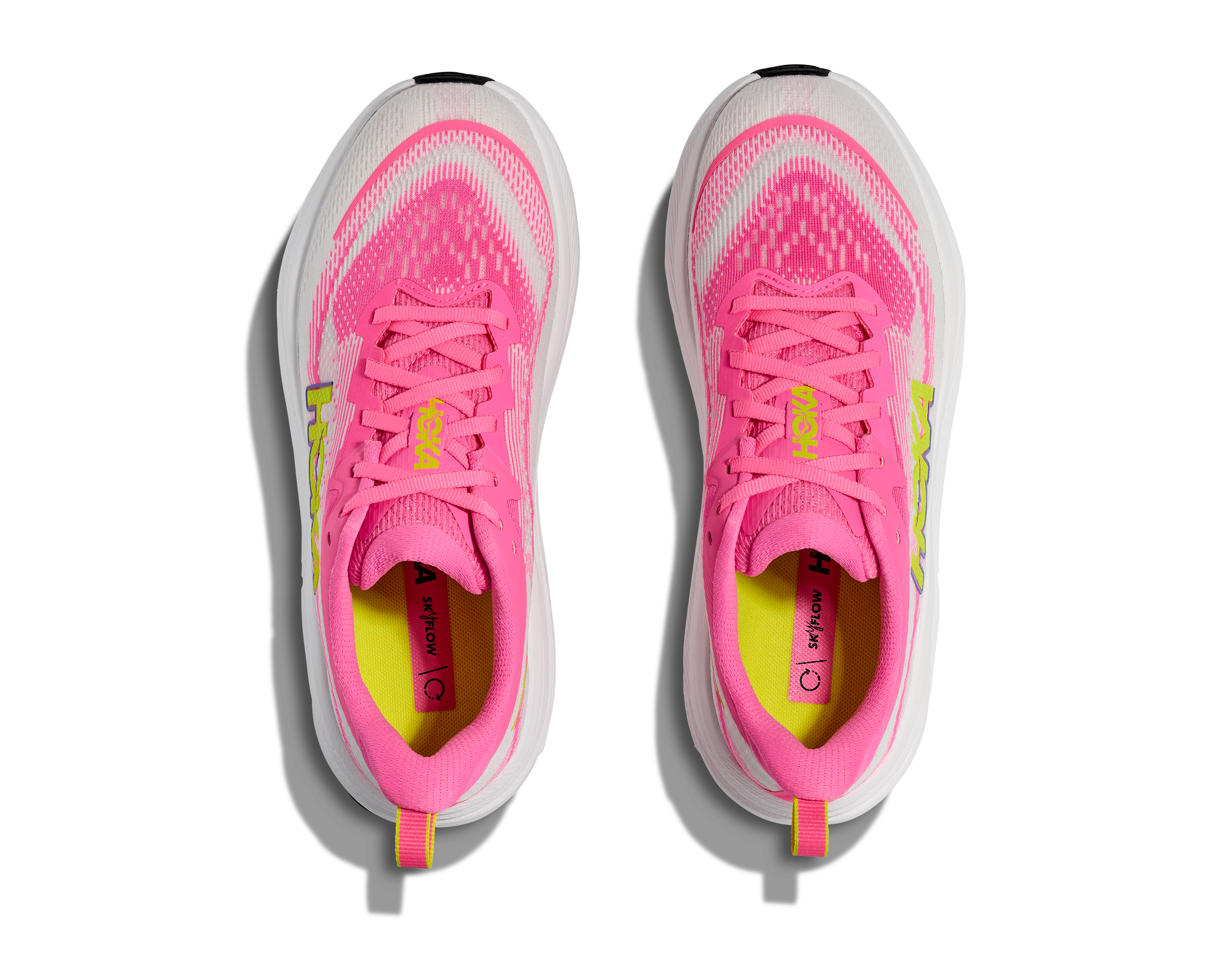 HOKA Women's Skyflow - NEON ROSE / NEON HOKA CITRUS