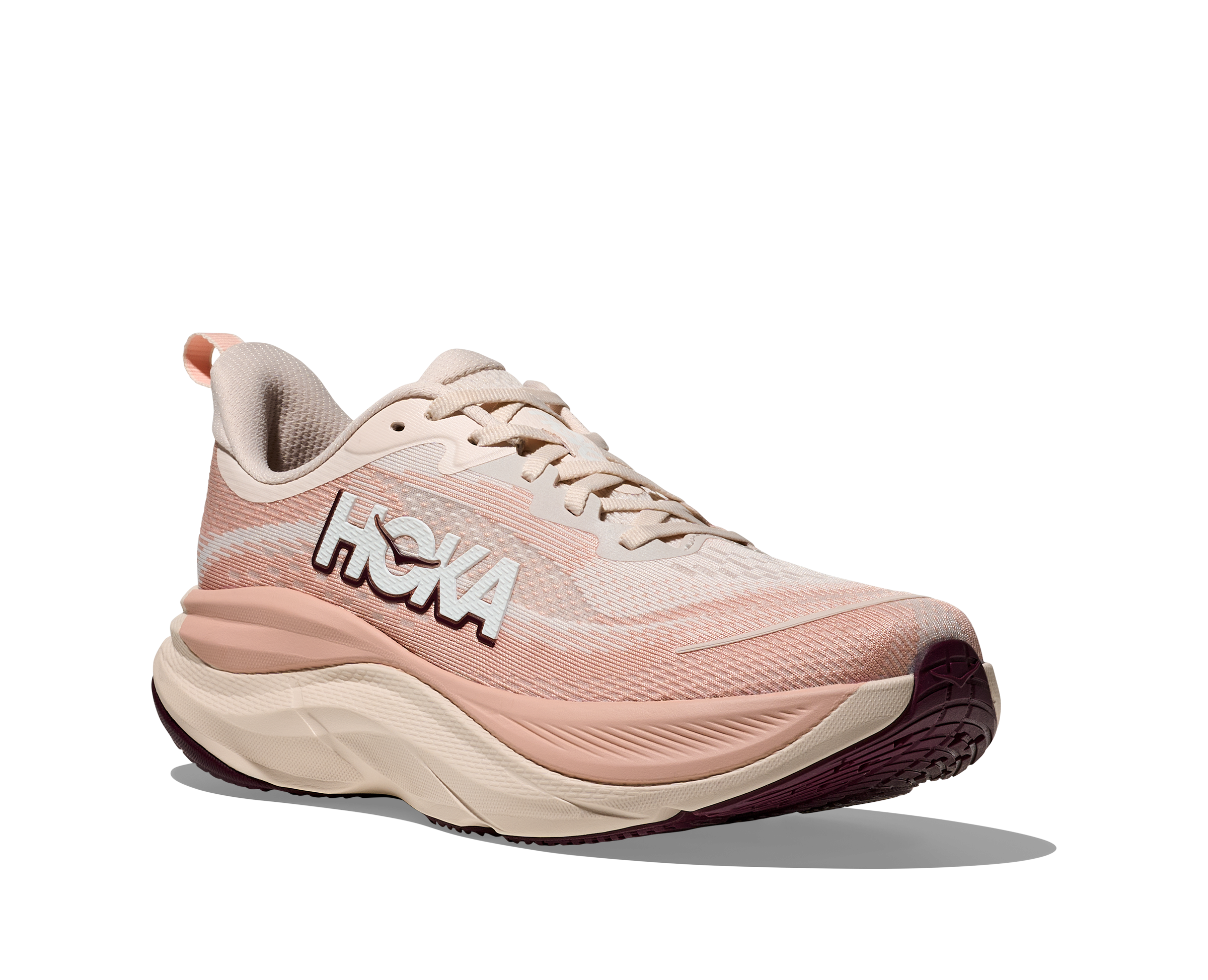 HOKA Women's Skyflow - ROSE CREAM / ROSE LATTE
