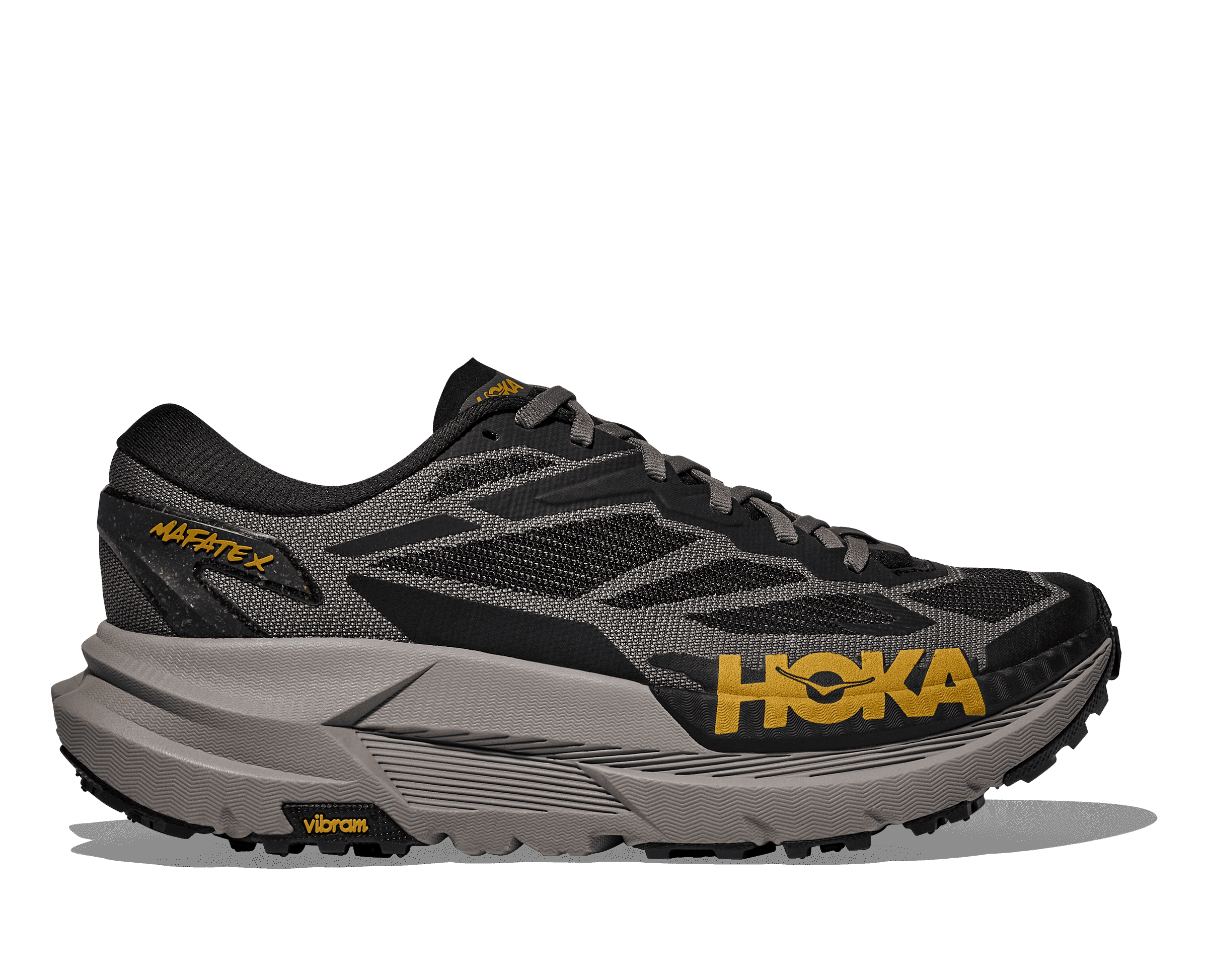 HOKA Men's Mafate X - BLACK / CEMENT