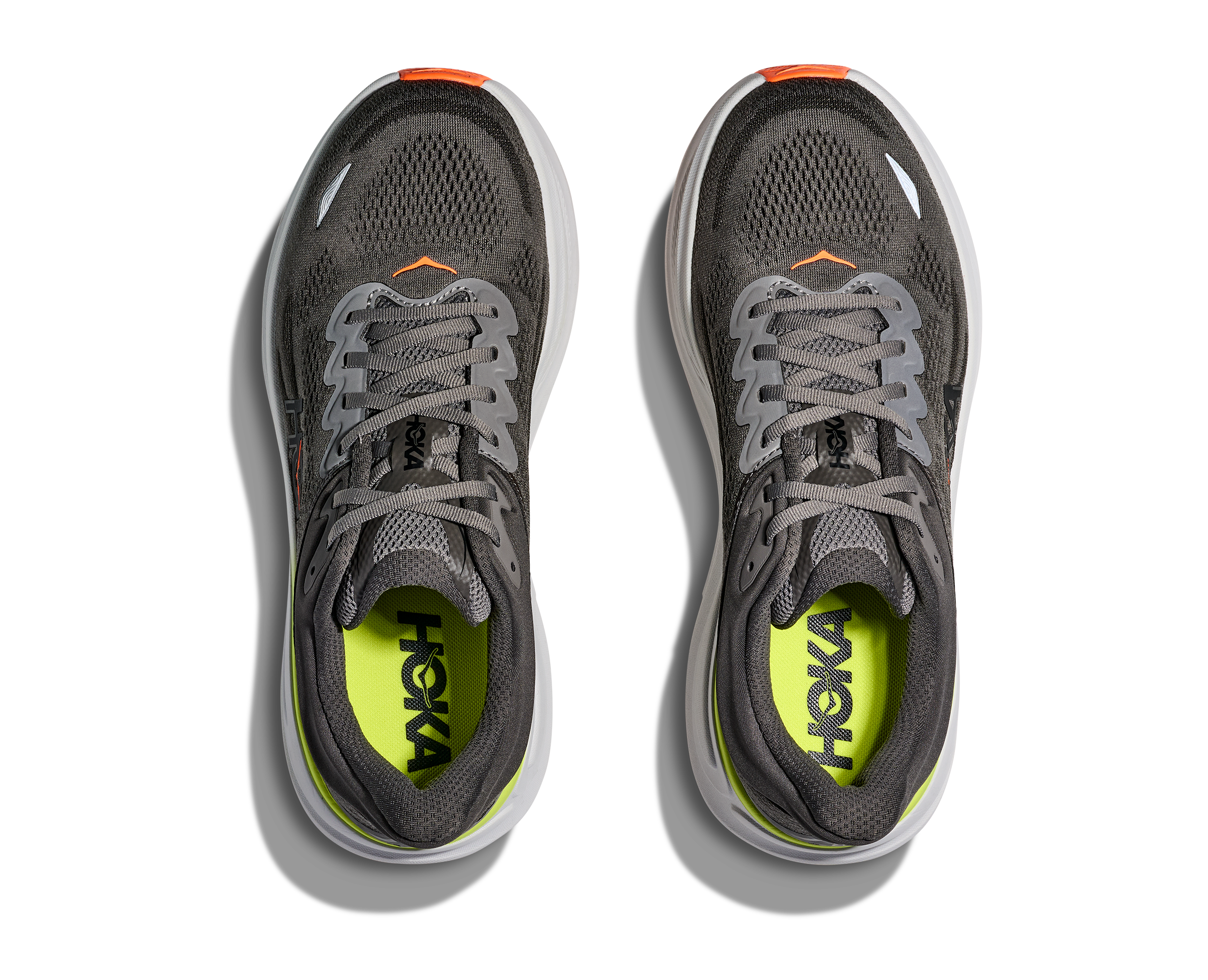 HOKA Men's Bondi 9 - ASPHALT GREY / GRAVEL