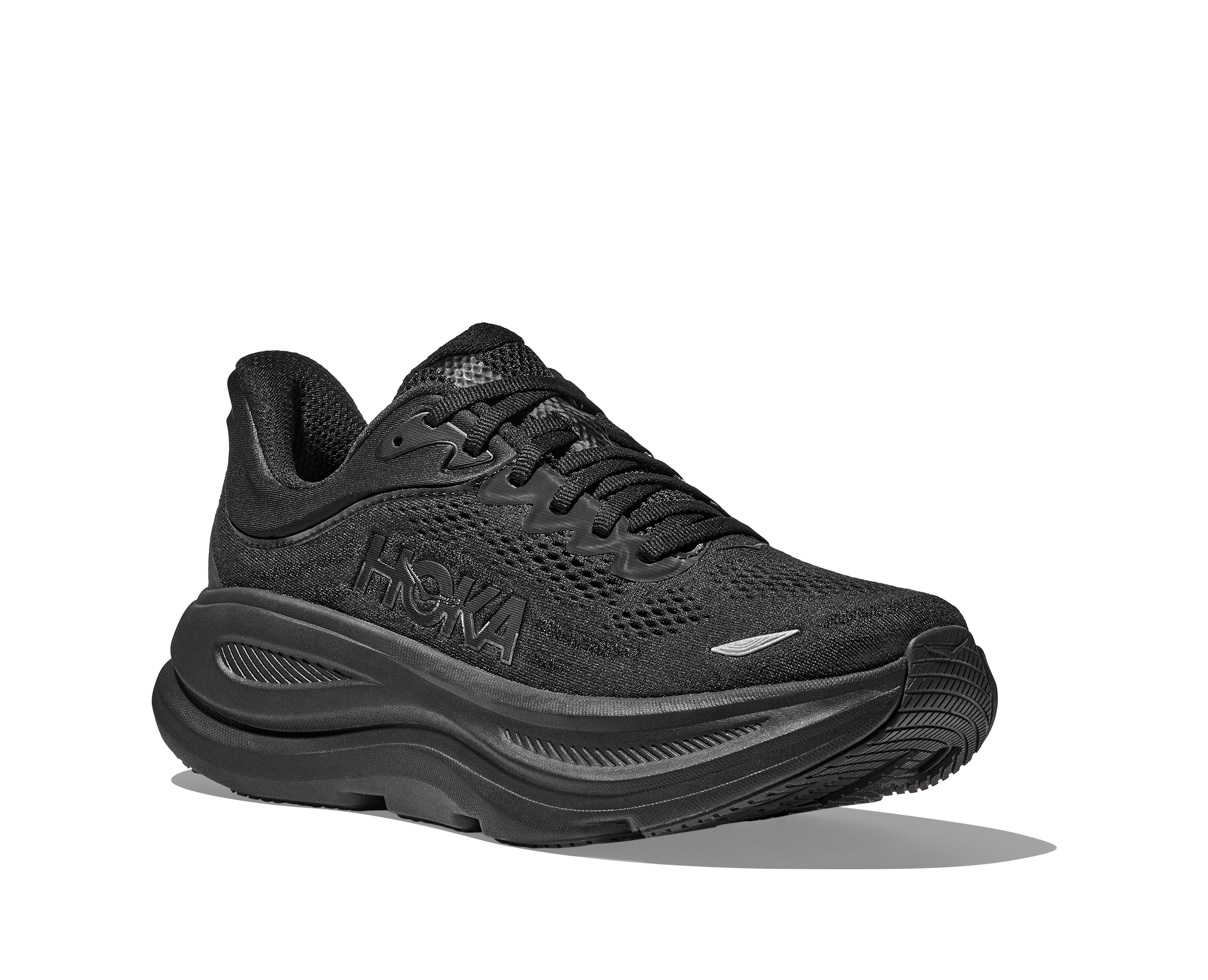 HOKA Men's Bondi 9 - BLACK / BLACK (Wide)
