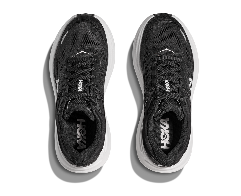HOKA Men's Bondi 9 - BLACK / WHITE