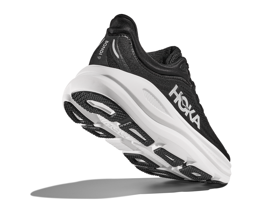 HOKA Men's Bondi 9 - BLACK / WHITE