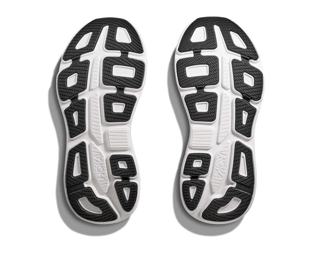 HOKA Men's Bondi 9 - BLACK / WHITE (Wide)