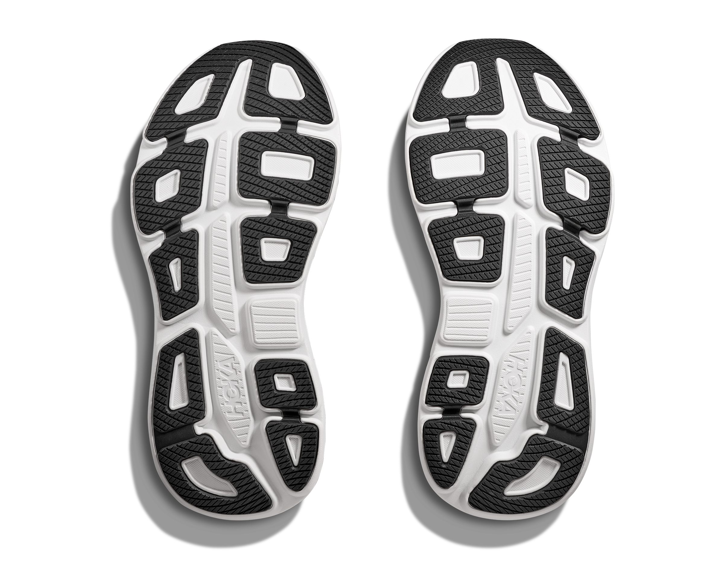 HOKA Men's Bondi 9 - BLACK / WHITE (Wide)
