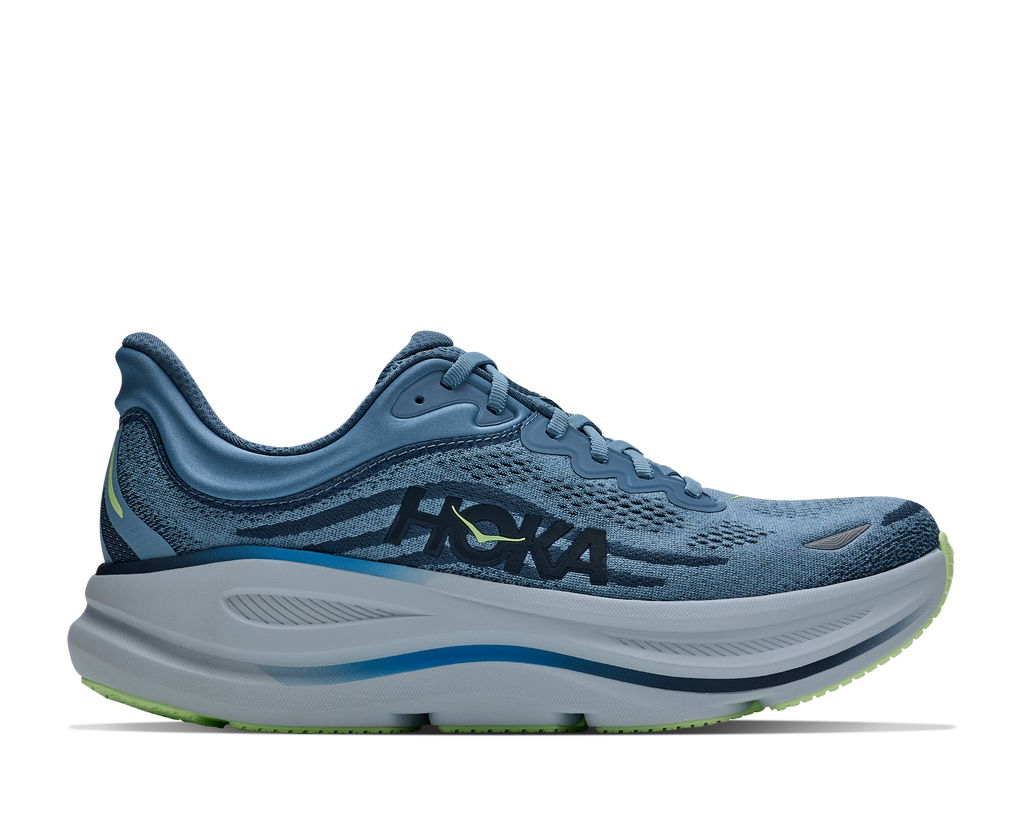 HOKA Men's Bondi 9 - DOWNPOUR / THUNDER CLOUD (Extra Wide)