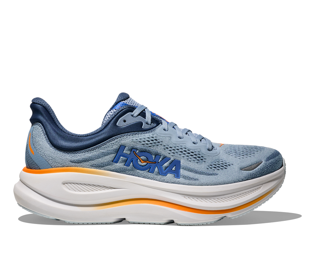 HOKA Men's Bondi 9 - DRIZZLE / DOWNPOUR (Wide)