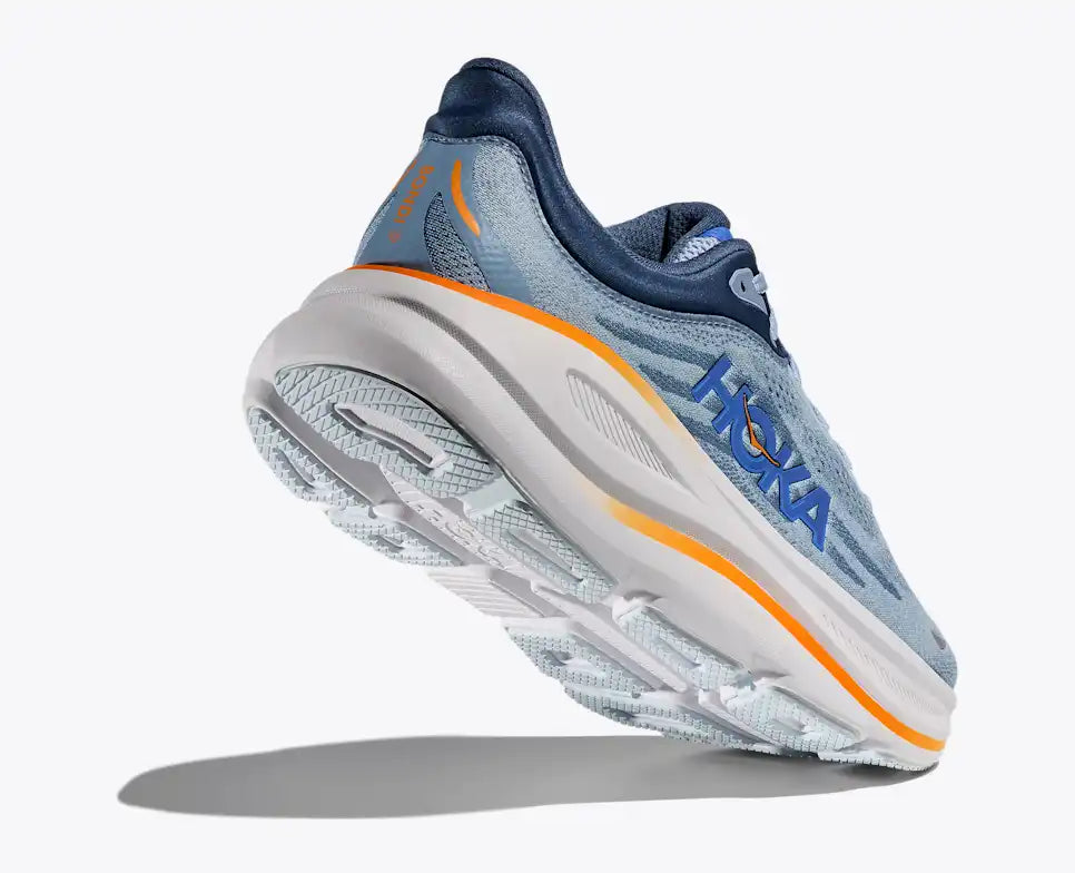 HOKA Men's Bondi 9 - DRIZZLE / DOWNPOUR (Extra Wide)