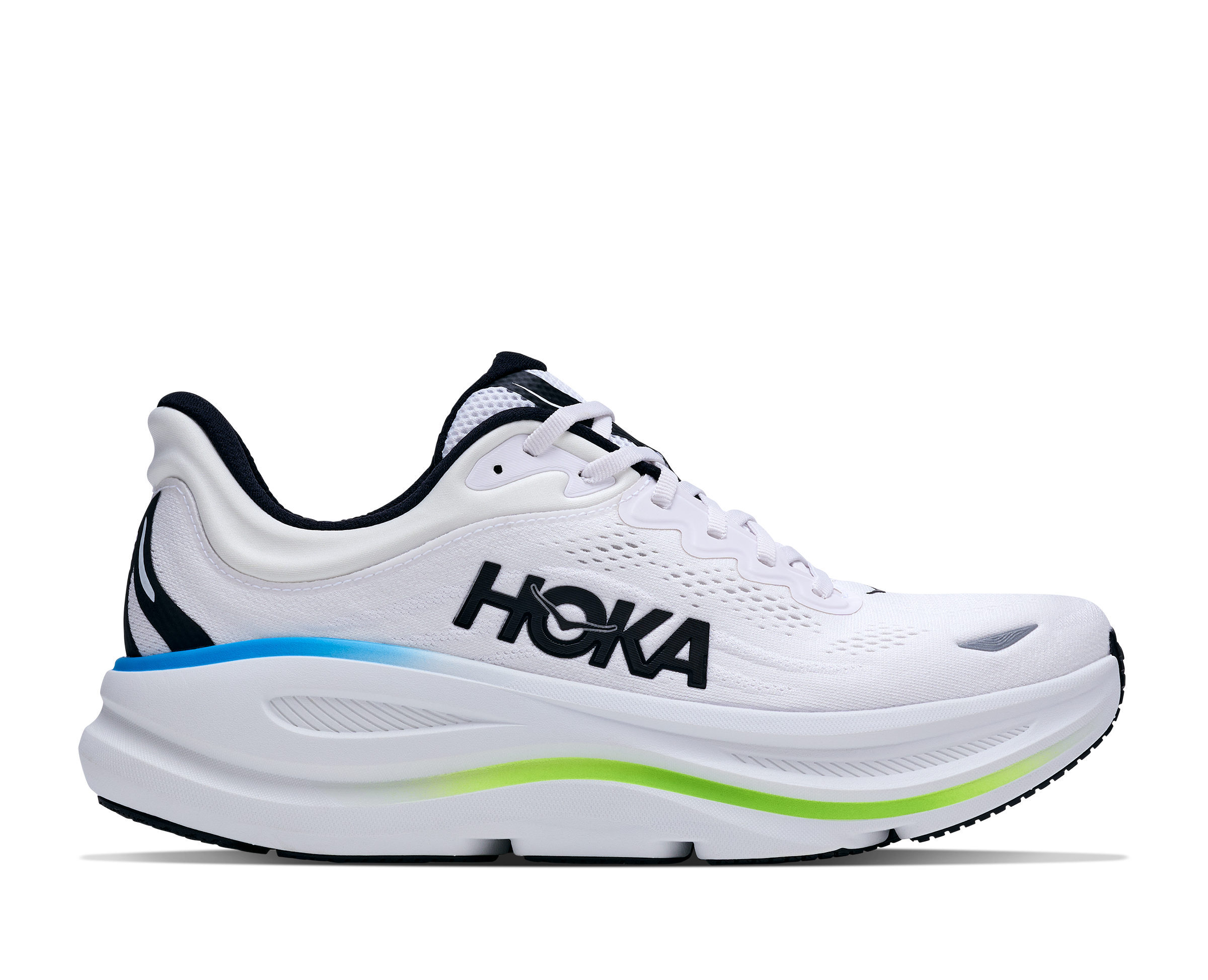 HOKA Men's Bondi 9 - FROST / BLACK (Wide)