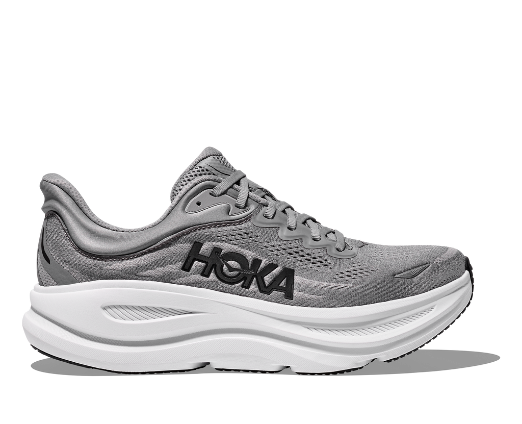 HOKA Men's Bondi 9 - GALACTIC GREY / STELLAR GREY
