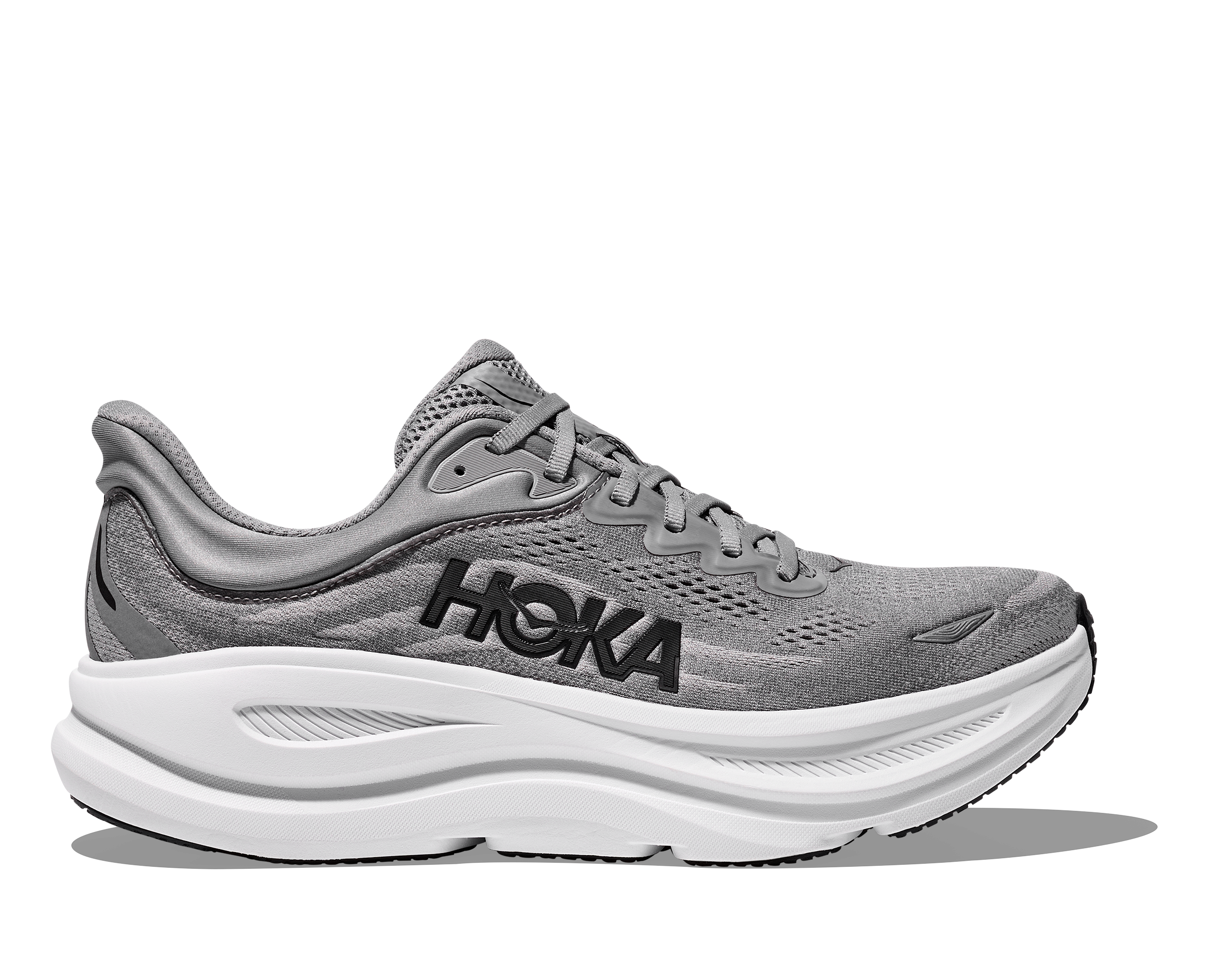 HOKA Men's Bondi 9 - GALACTIC GREY / STELLAR GREY