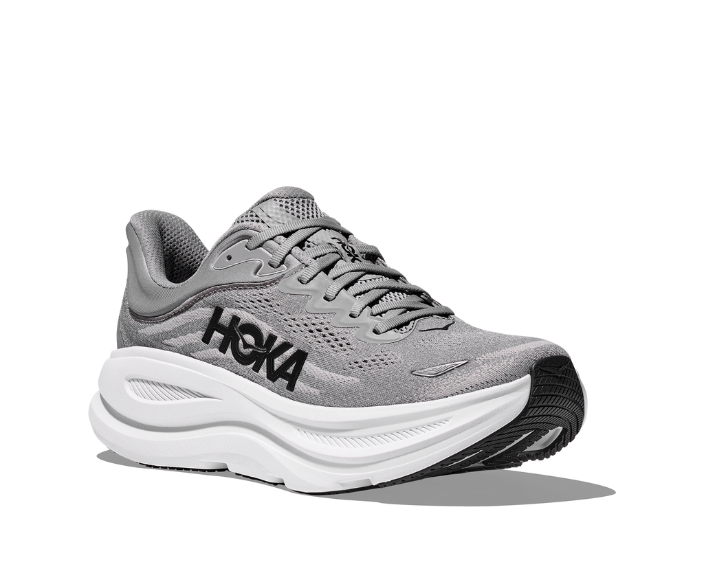 HOKA Men's Bondi 9 - GALACTIC GREY / STELLAR GREY (Wide)