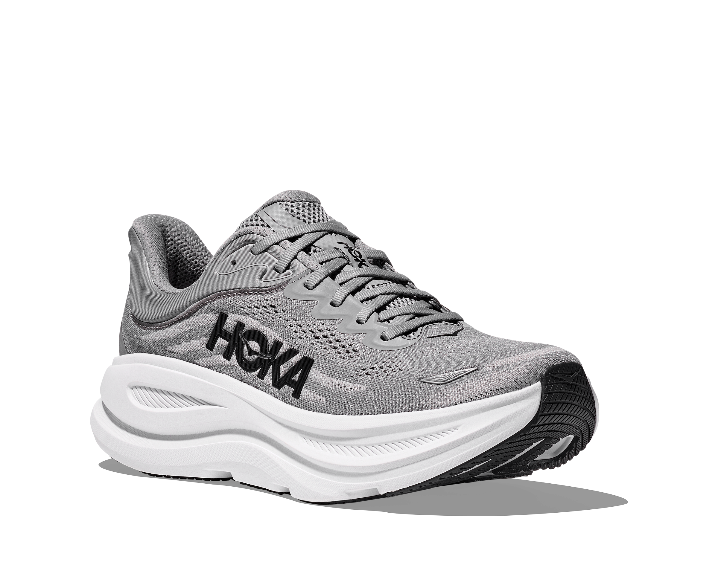 HOKA Men's Bondi 9 - GALACTIC GREY / STELLAR GREY (Wide)