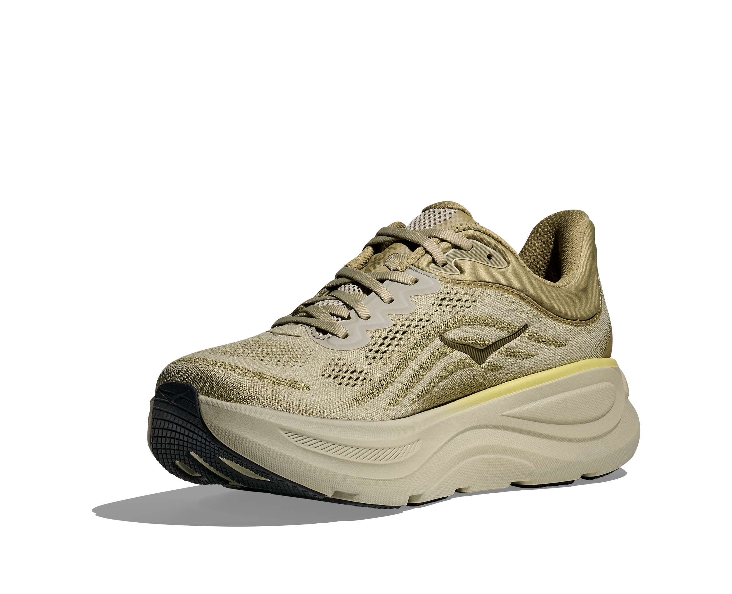 HOKA Men's Bondi 9 - GRASSLAND / OYSTER MUSHROOM