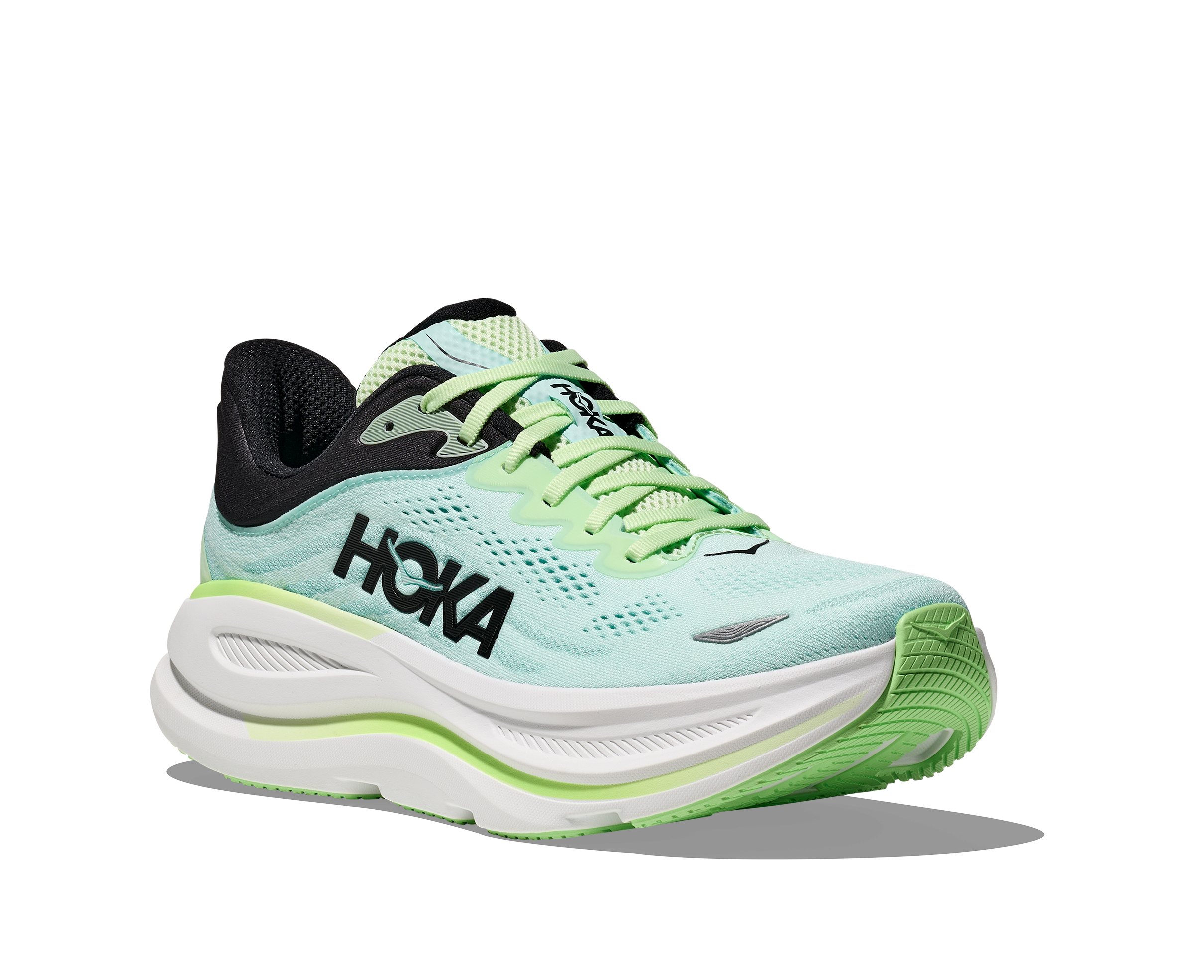 HOKA Men's Bondi 9 - LUNA MOTH / BLUE SPARK