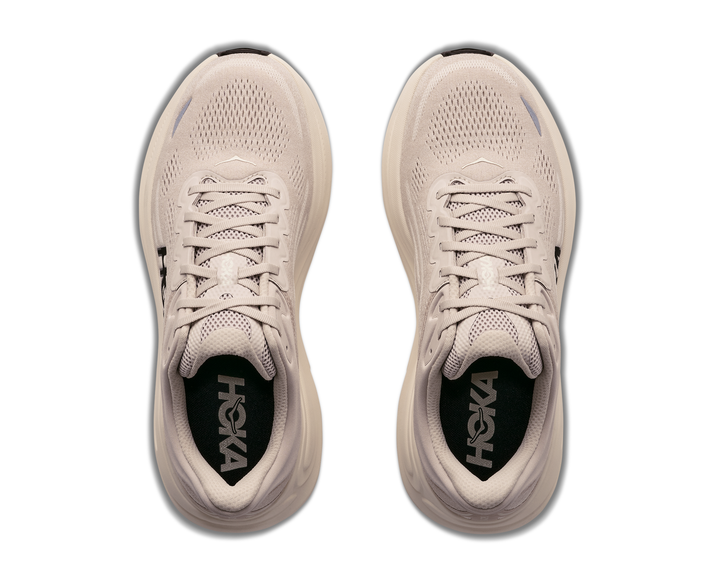 HOKA Men's Bondi 9 - RIVER ROCK GREY / ALABASTER