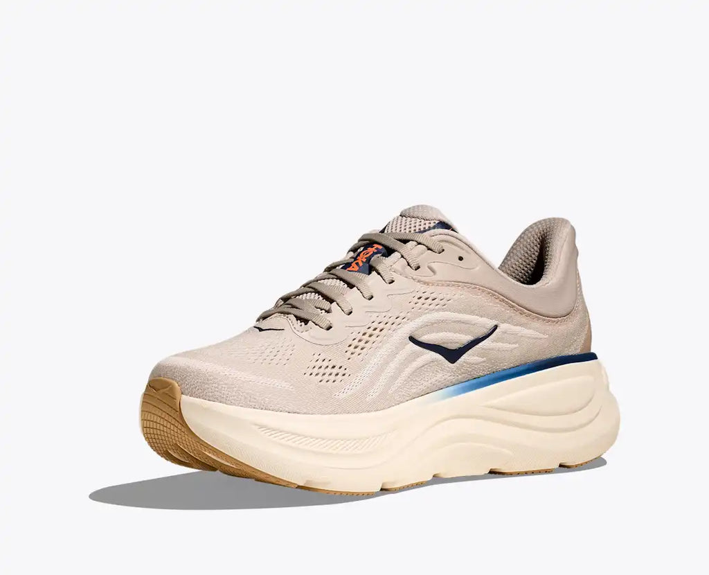 HOKA Men's Bondi 9 - STUCCO / GROUT (Wide)