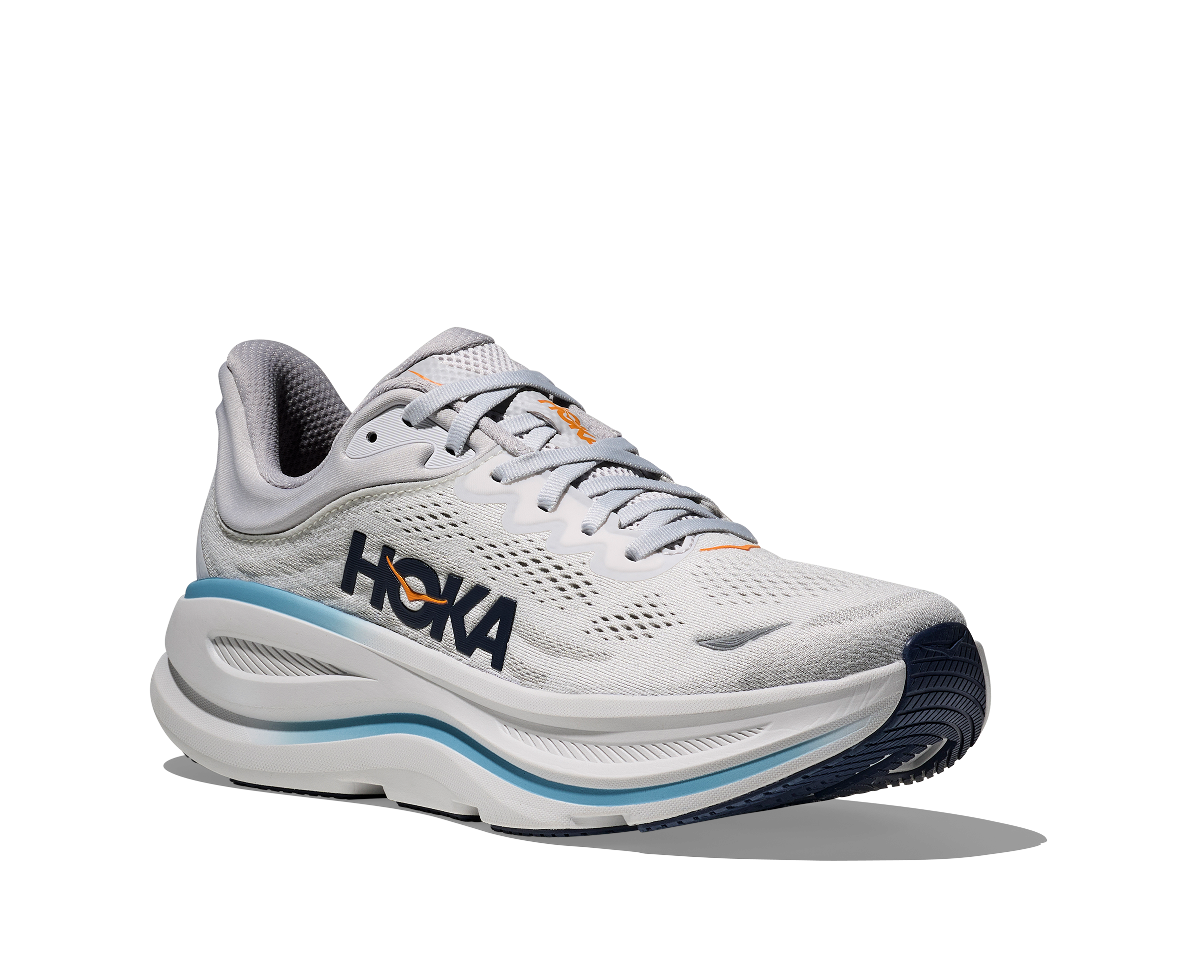 HOKA Men's Bondi 9 - STARDUST / COSMIC GREY