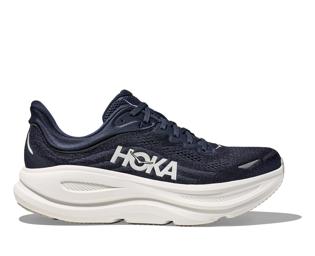 HOKA Men's Bondi 9 - VARSITY NAVY / WHITE (Wide)