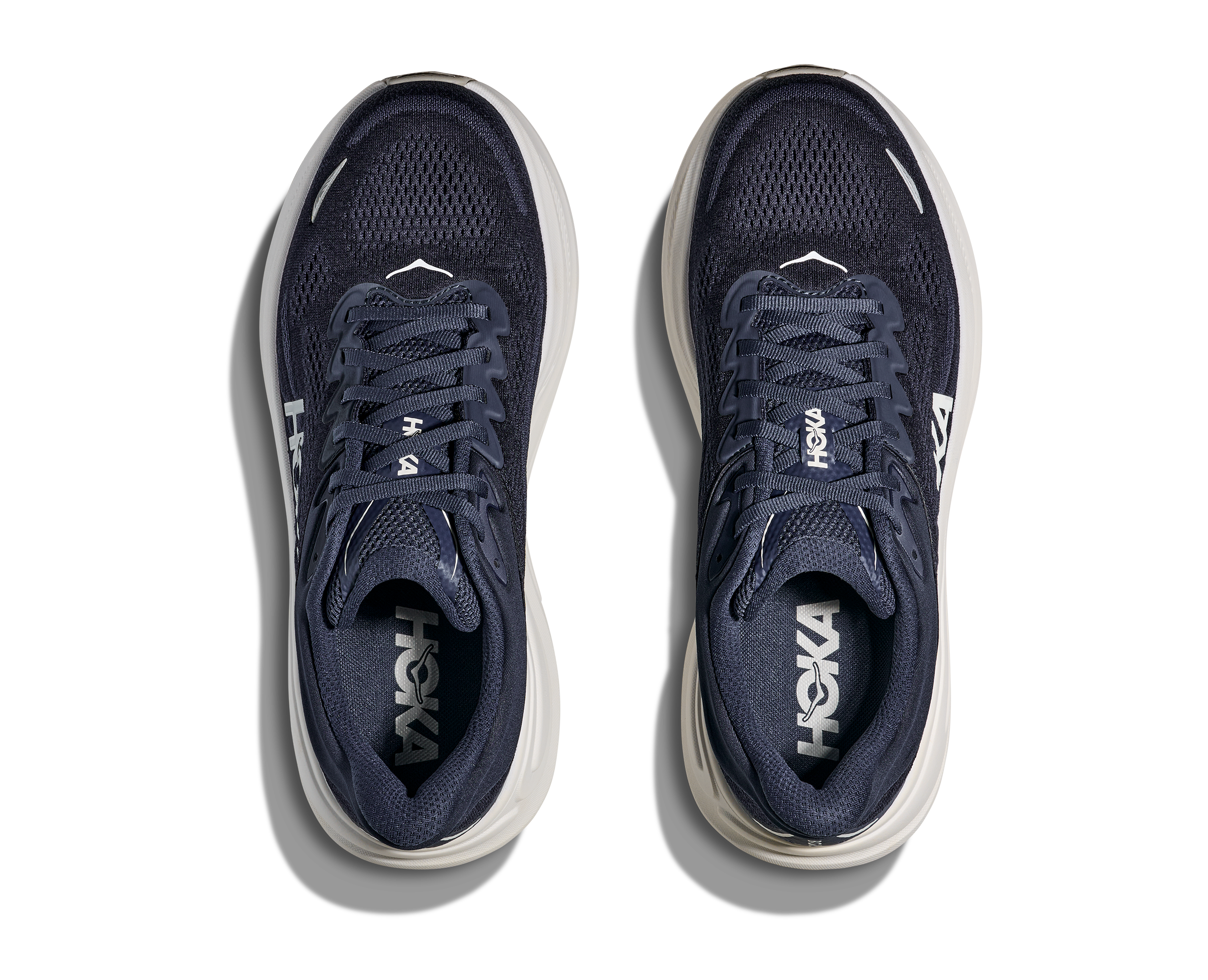 HOKA Men's Bondi 9 - VARSITY NAVY / WHITE