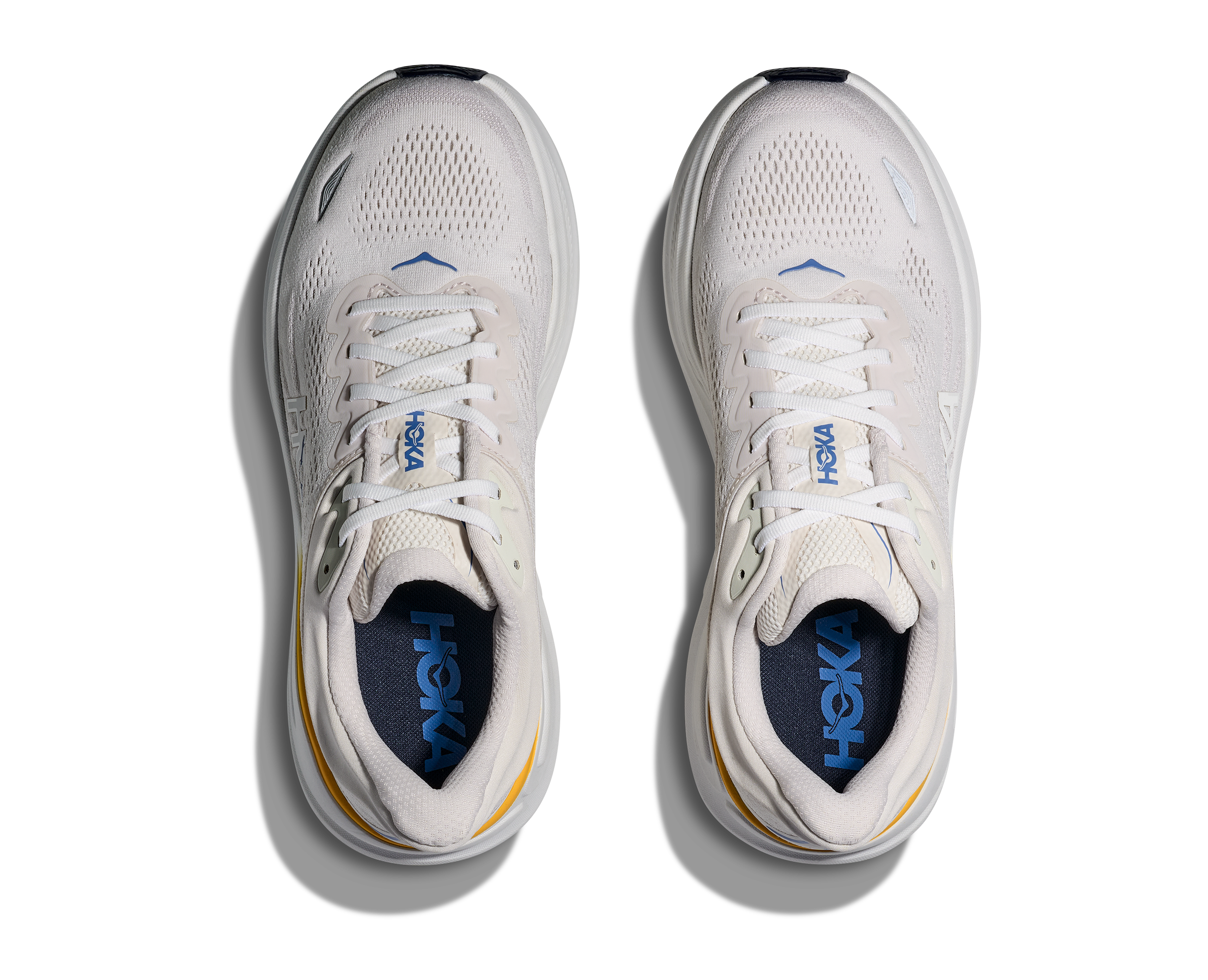 HOKA Men's Bondi 9 - WHITE / GROUT