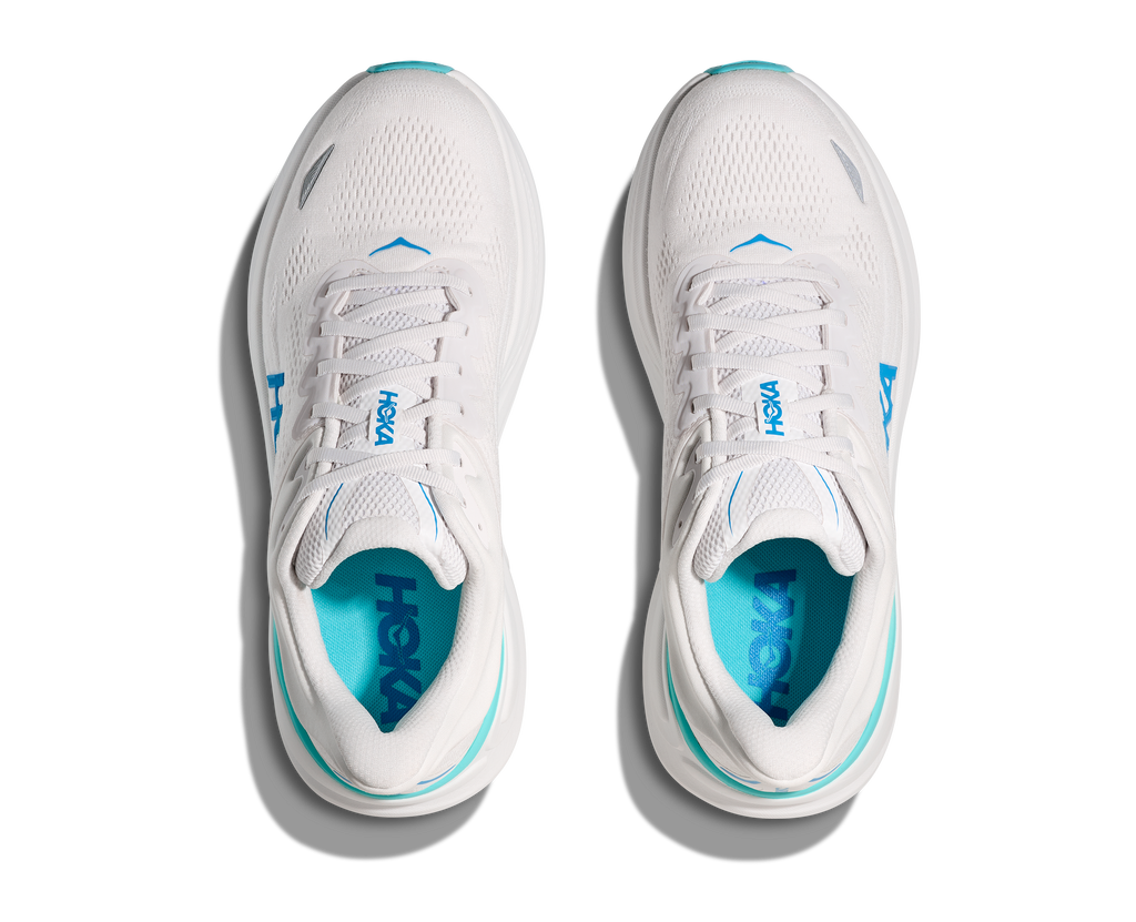 HOKA Men's Bondi 9 - WHITE / HOKA BLUE