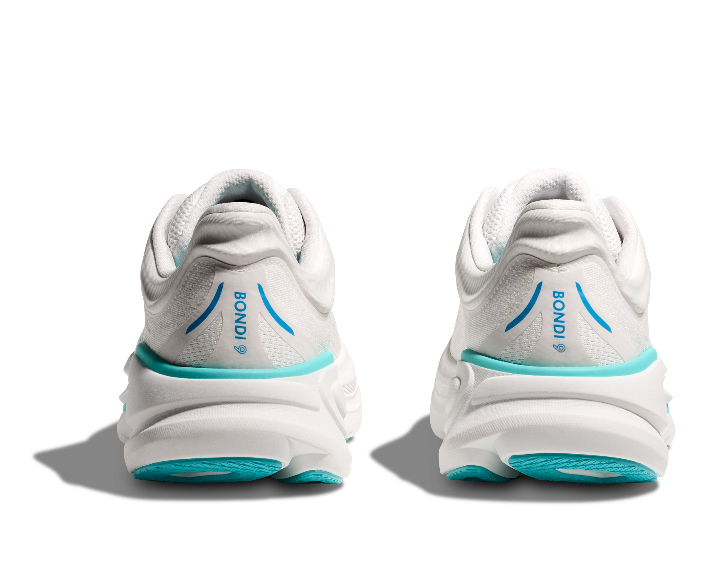 HOKA Men's Bondi 9 - WHITE / HOKA BLUE