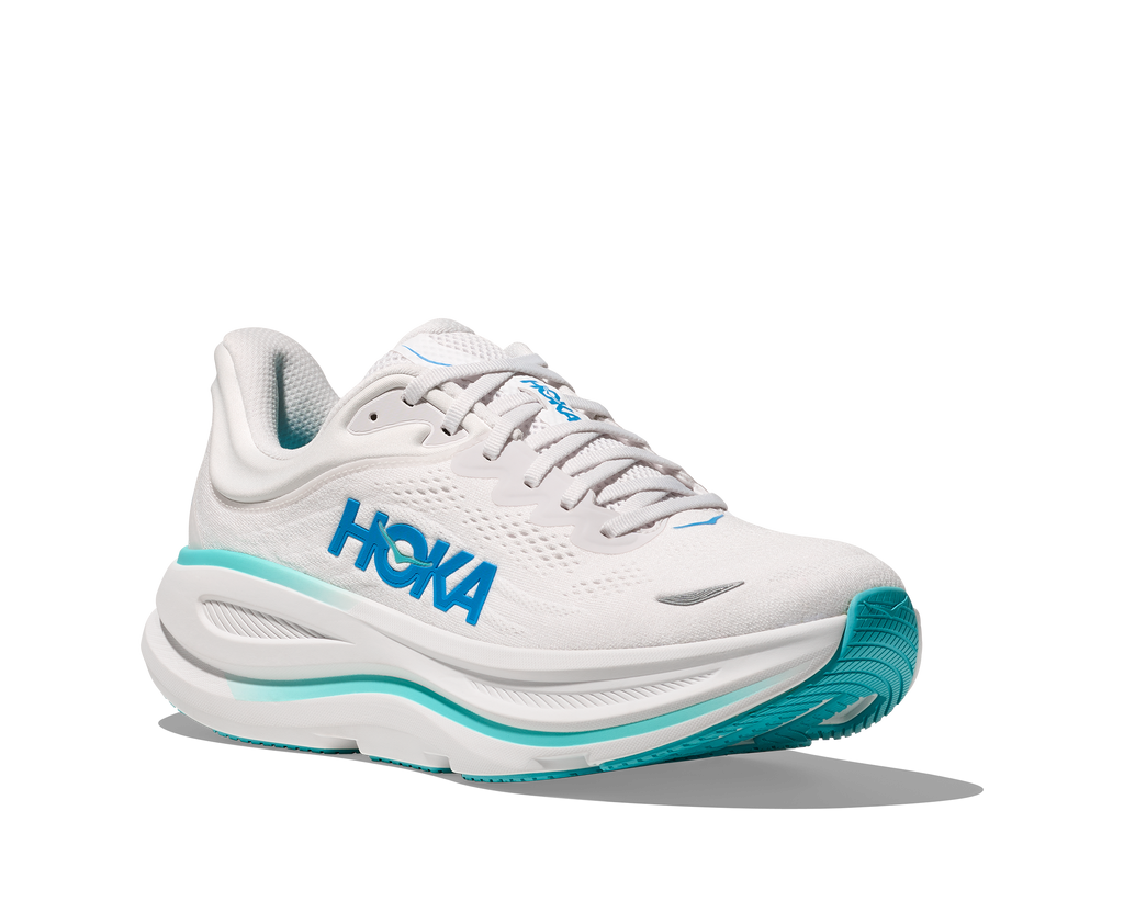 HOKA Men's Bondi 9 - WHITE / HOKA BLUE