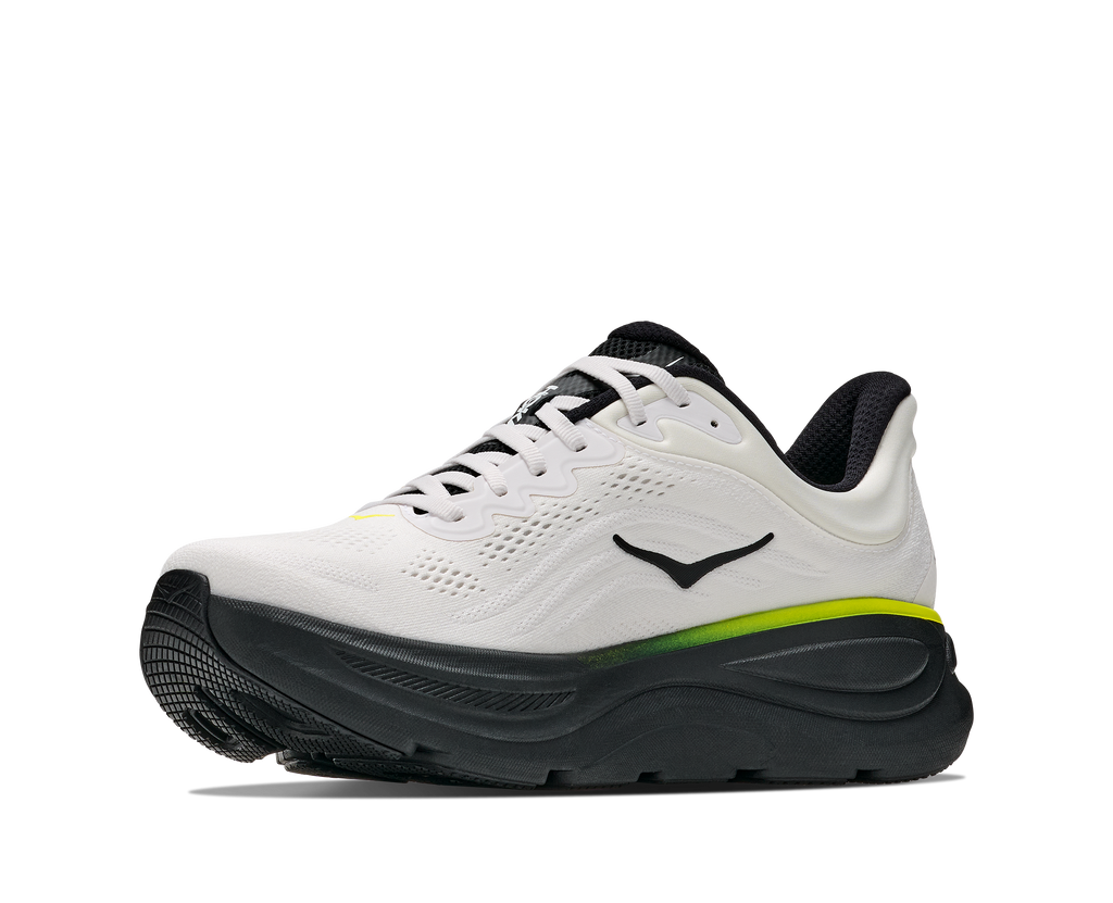 HOKA Men's Bondi 9 - WHITE / CITRUS