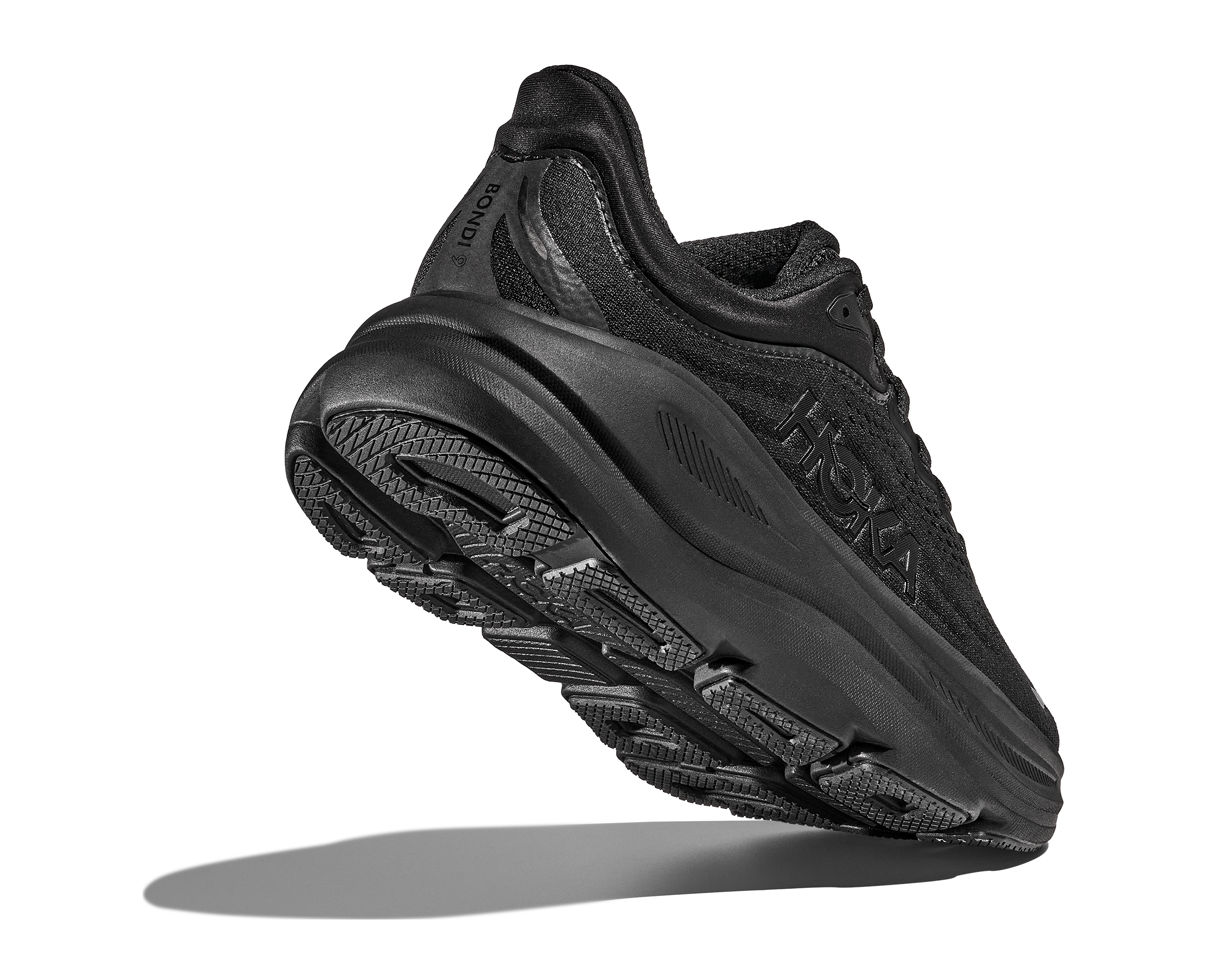HOKA Women's Bondi 9 - BLACK / BLACK (Wide)