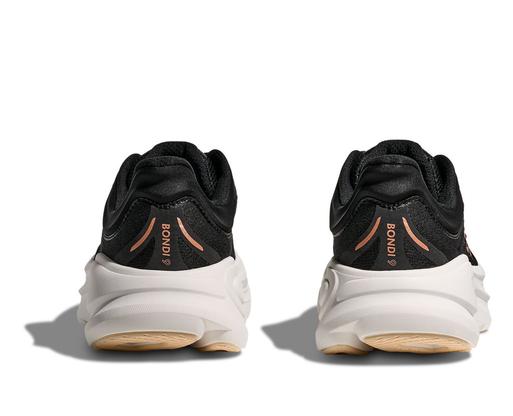 HOKA Women's Bondi 9 - BLACK / ROSE GOLD
