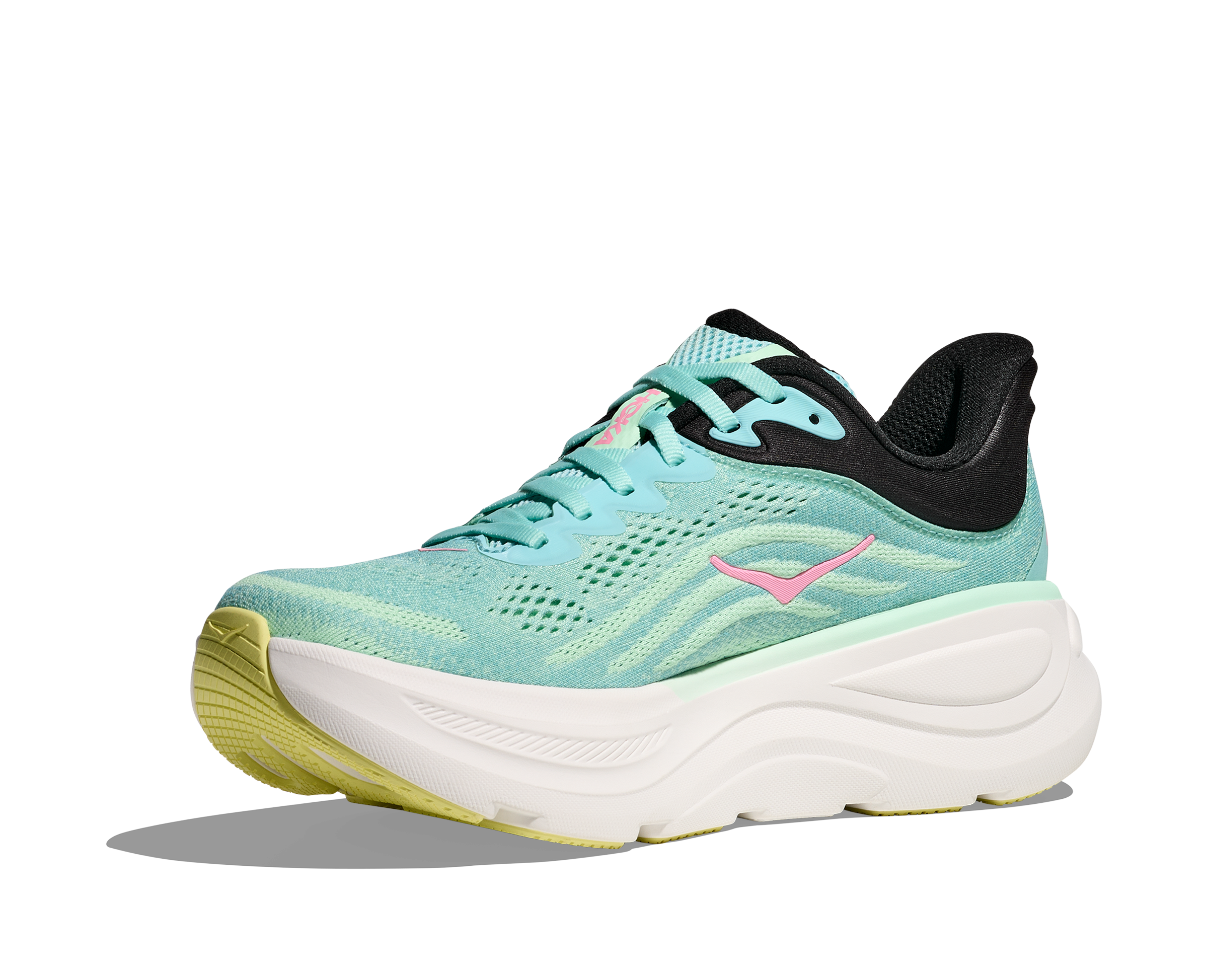 HOKA Women's Bondi 9 - BLUE SPARK / MINT FLUORITE