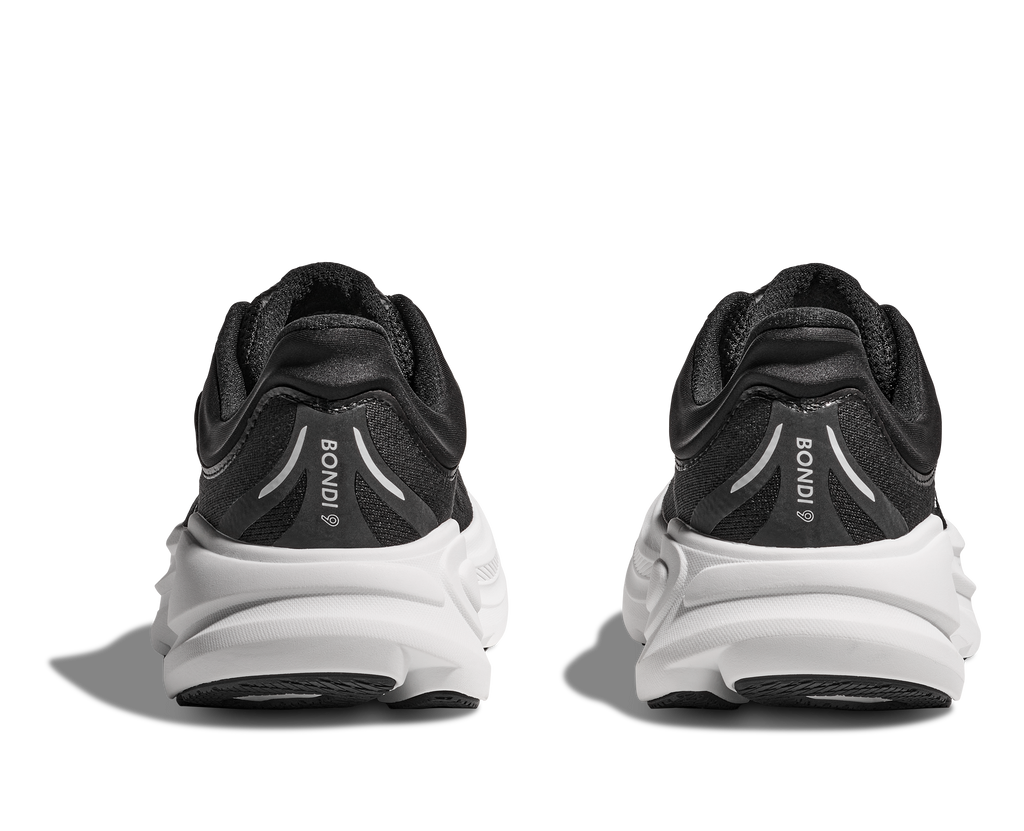 HOKA Women's Bondi 9 - BLACK / WHITE (Wide)