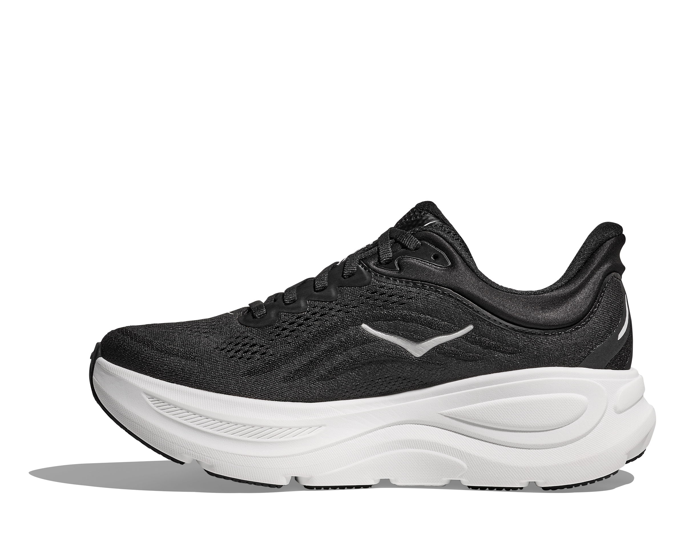 HOKA Women's Bondi 9 - BLACK / WHITE (Wide)