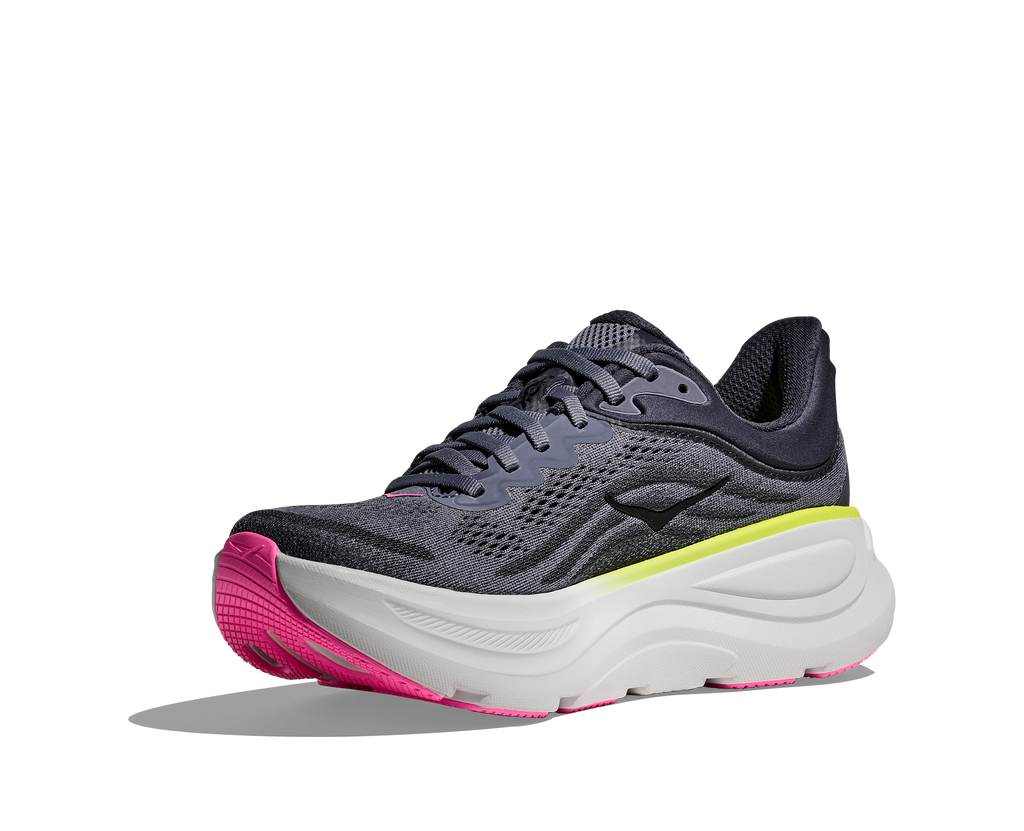 HOKA Women's Bondi 9 - CHARCOAL GREY / GREY SKIES