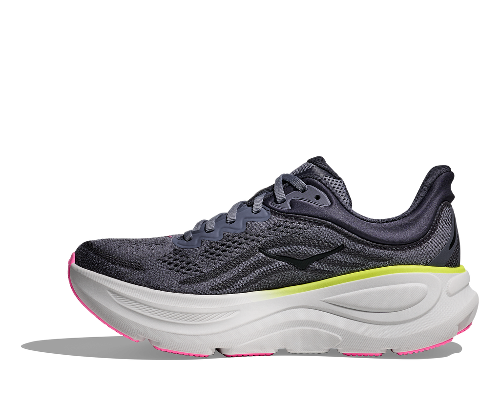 HOKA Women's Bondi 9 - CHARCOAL GREY / GREY SKIES