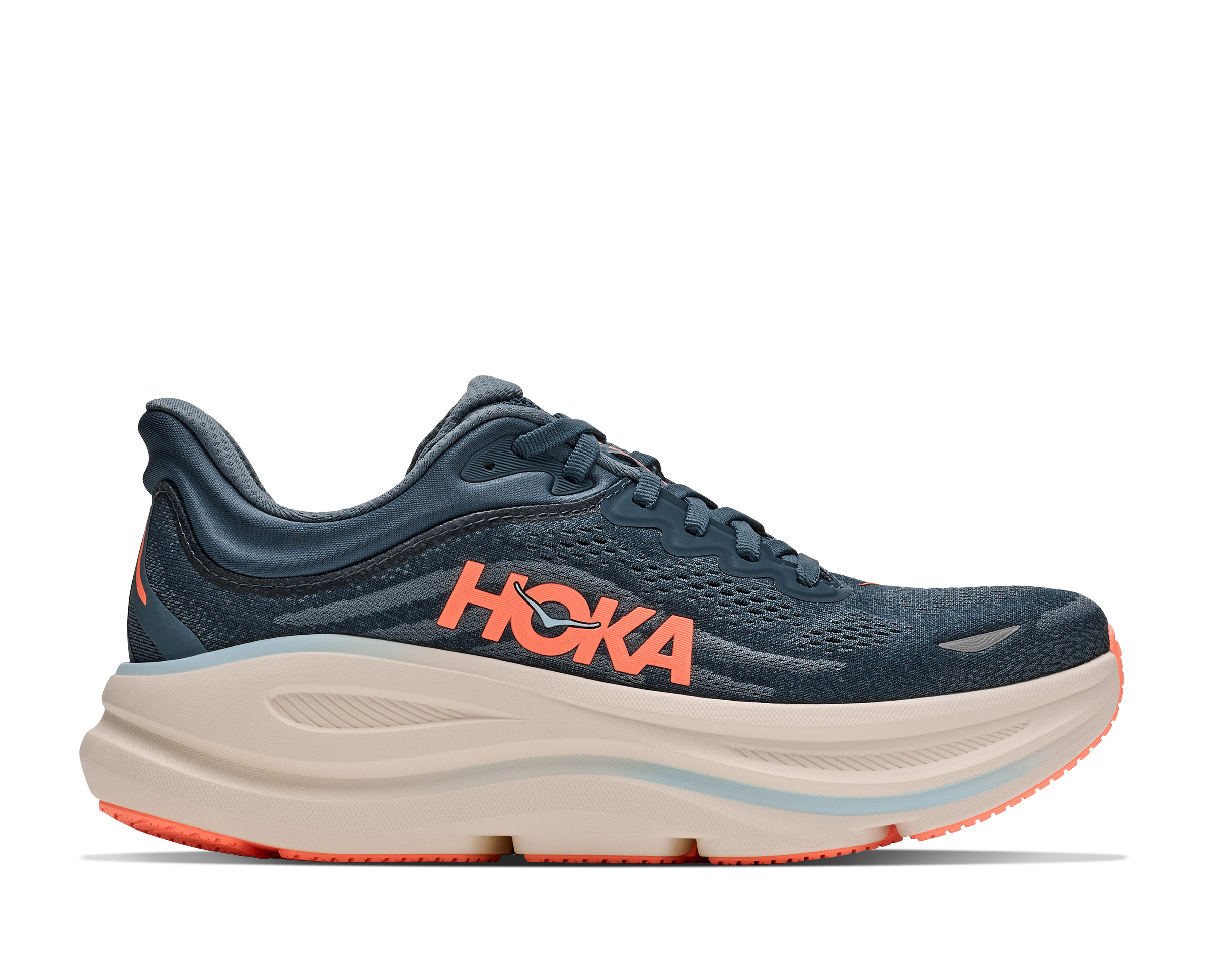 HOKA Women's Bondi 9 - FADED NAVY / SLATE BLUE