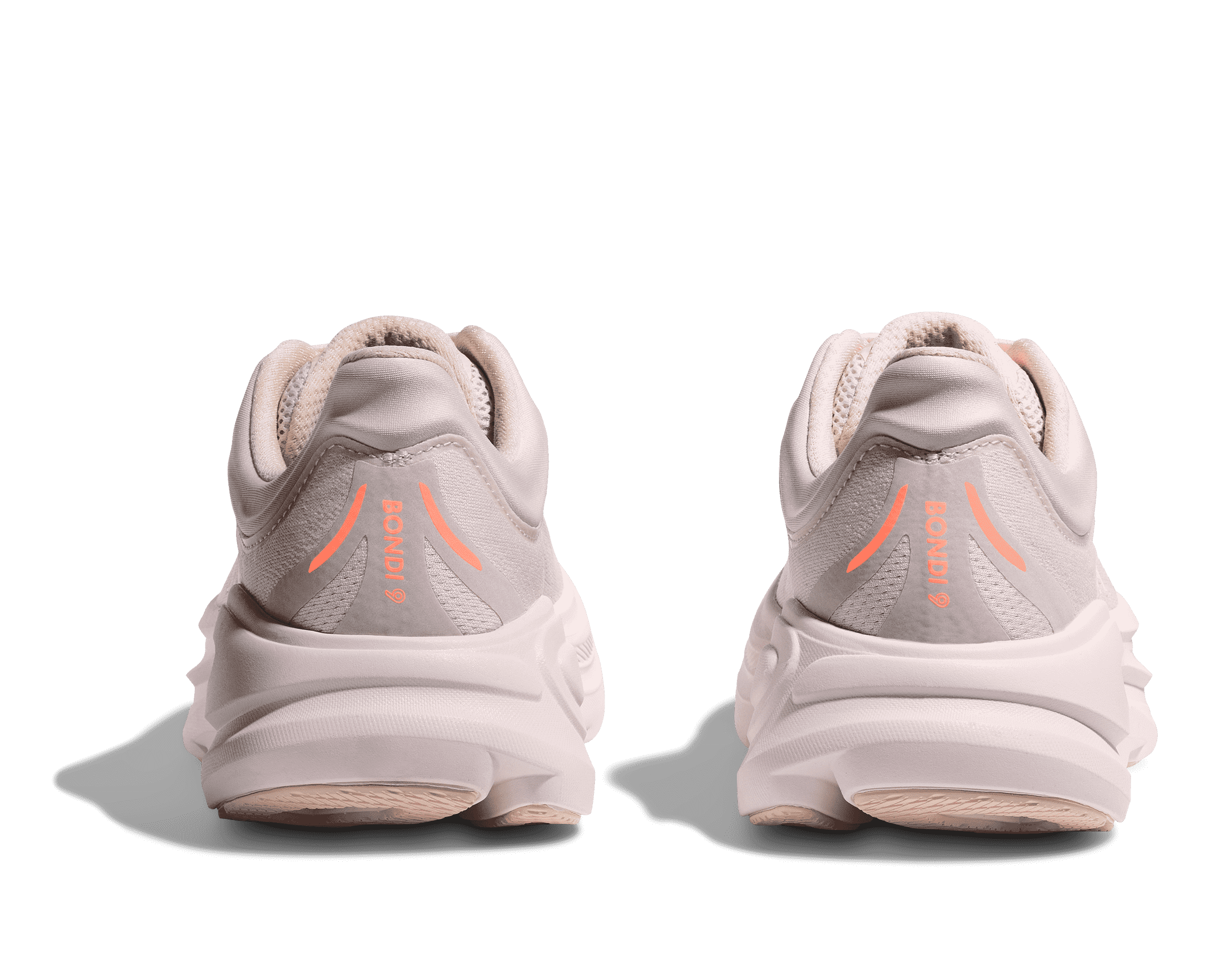 HOKA Women's Bondi 9 - LILAC CREAM / TANGERINE GLOW
