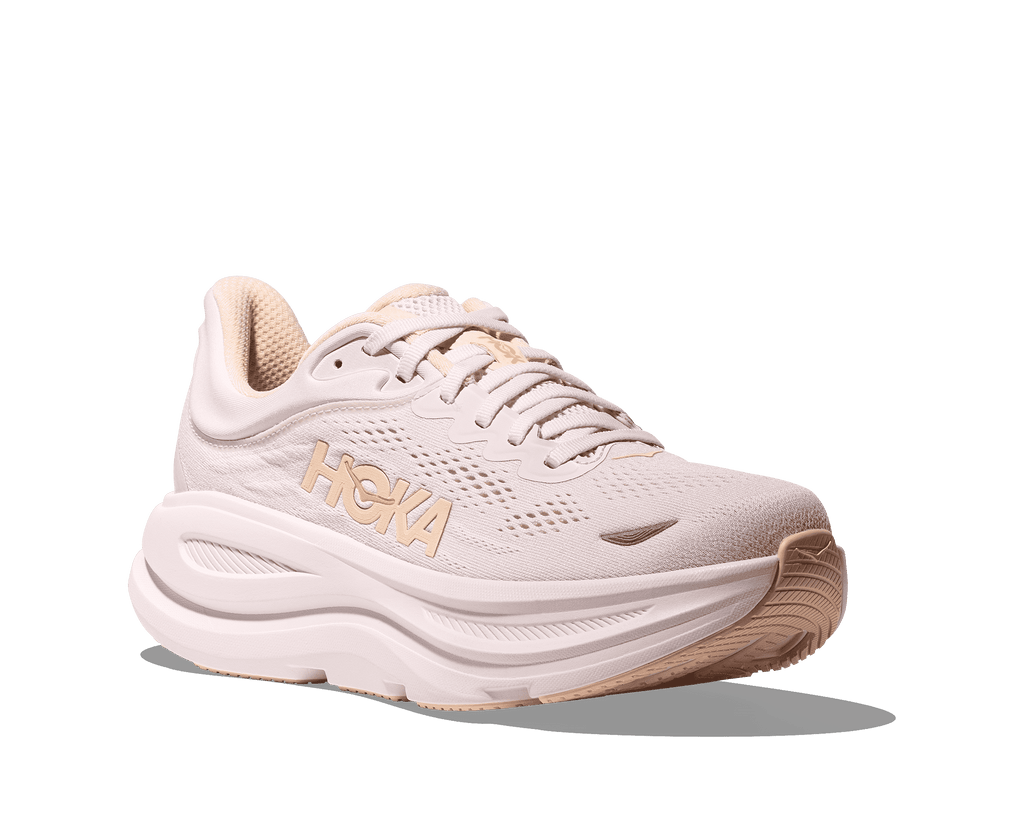 HOKA Women's Bondi 9 - LILAC CREAM / TANGERINE GLOW
