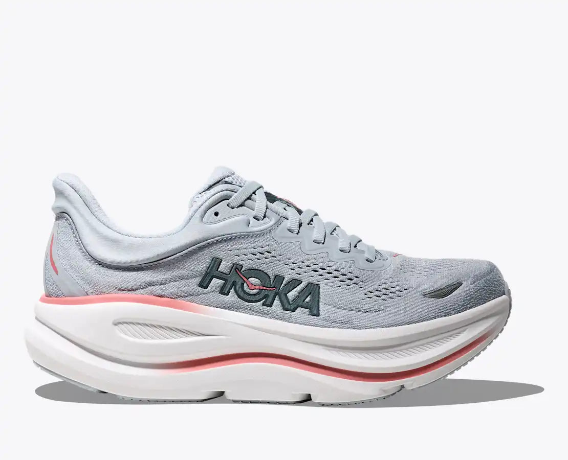HOKA Women's Bondi 9 - MINERAL BLUE / WASHED BLUE (Extra Wide)