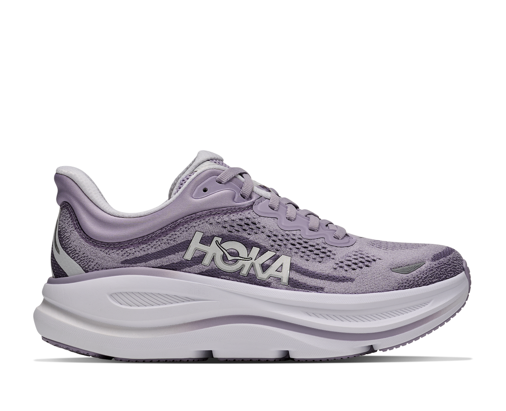 HOKA Women's Bondi 9 - MELLOW LILAC / PURPLE FOG (Wide)