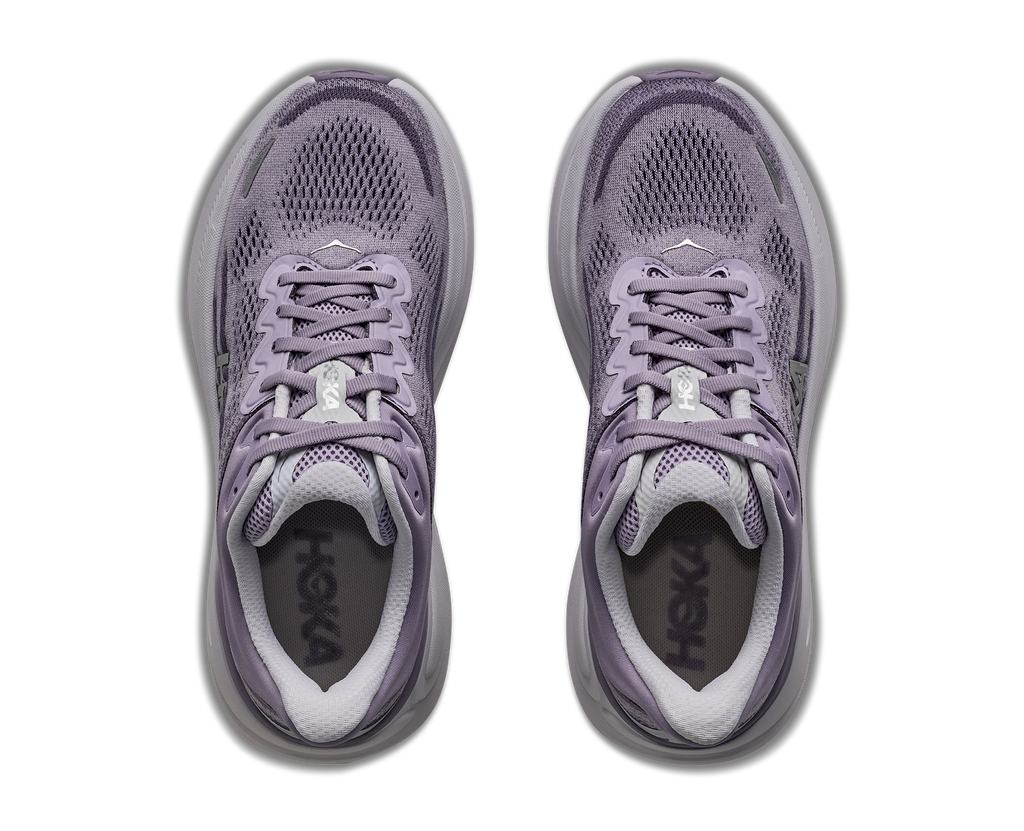 HOKA Women's Bondi 9 - MELLOW LILAC / PURPLE FOG (Wide)