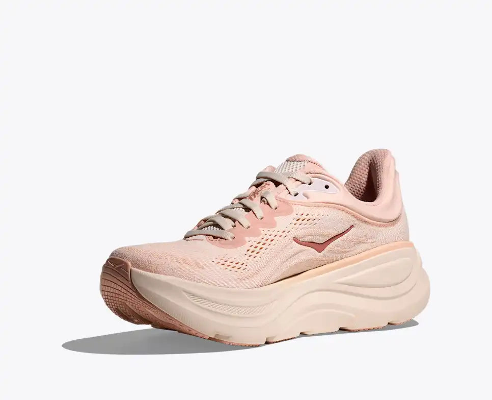 HOKA Women's Bondi 9 - ROSE LATTE / ROSE CREAM (Wide)