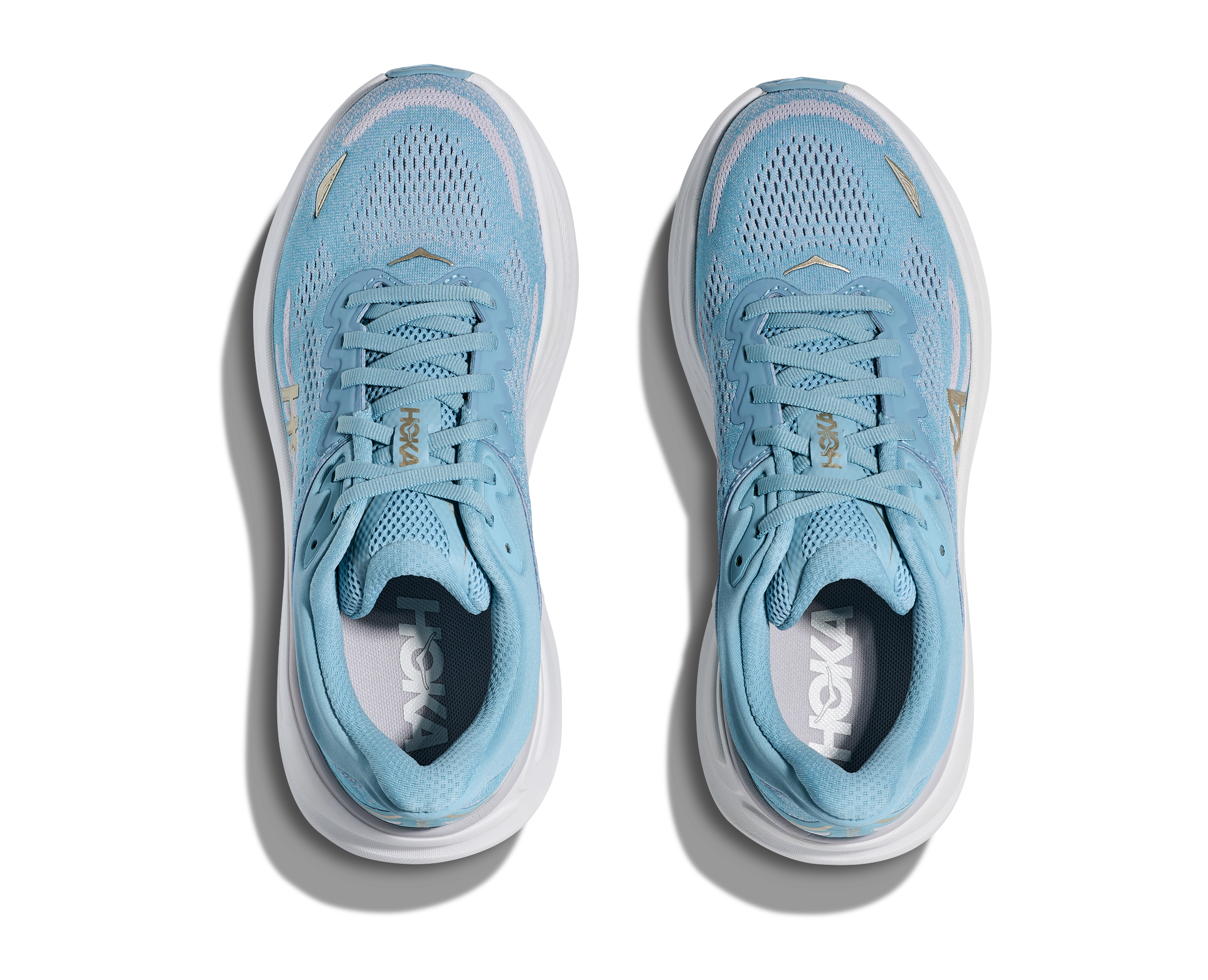 HOKA Women's Bondi 9 - RAINDROP / ASH GREY